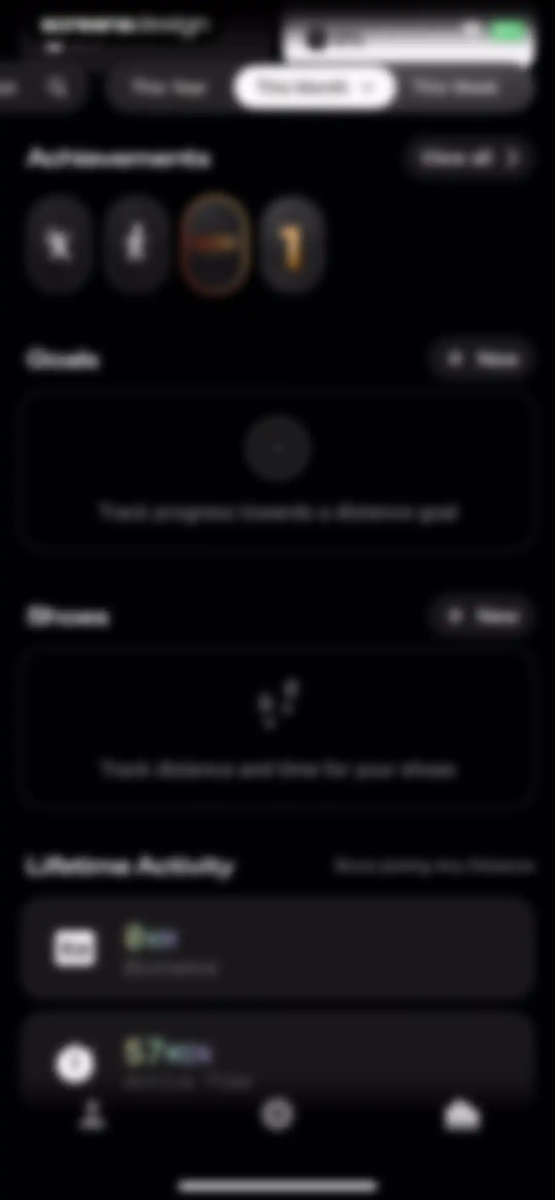 Any Distance Running Tracker screen 70