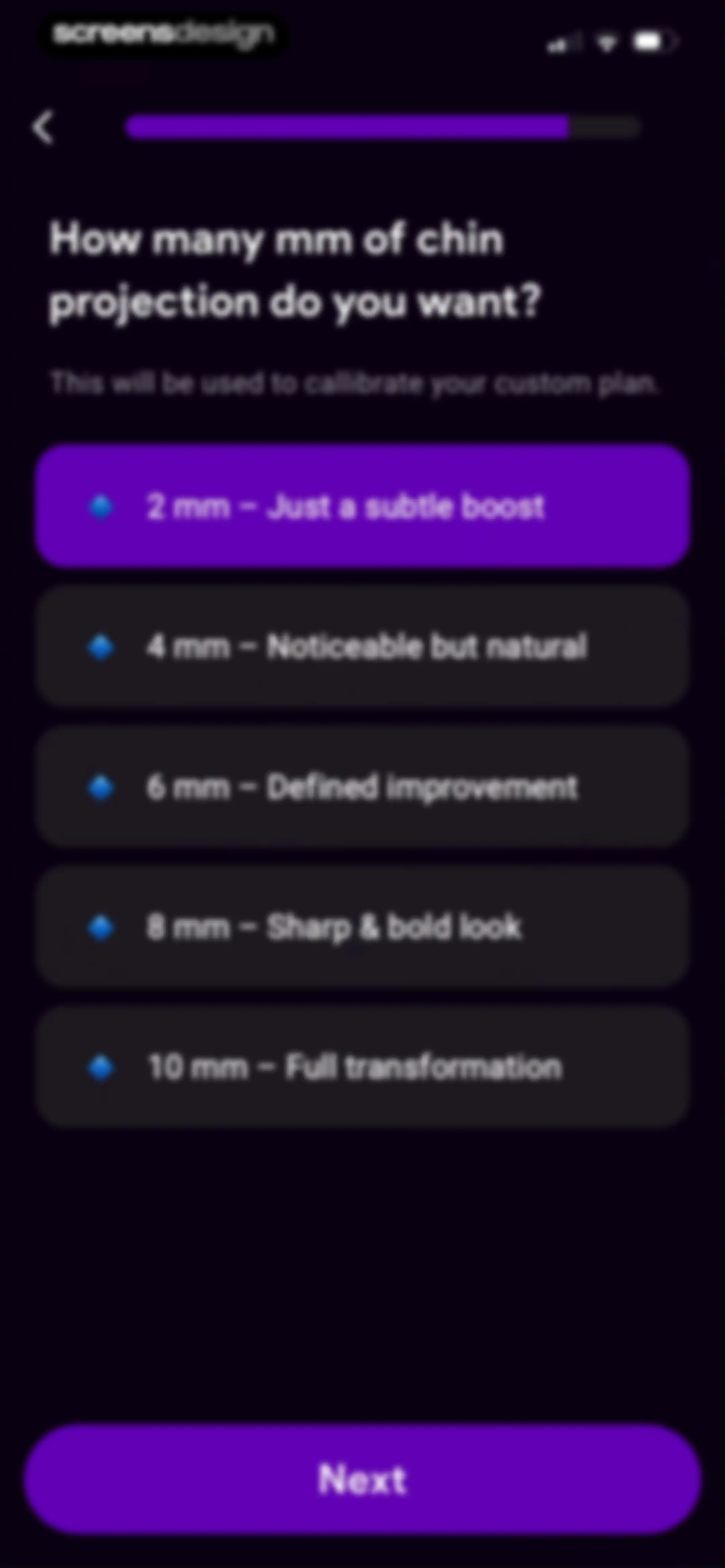 JawMax screen 9