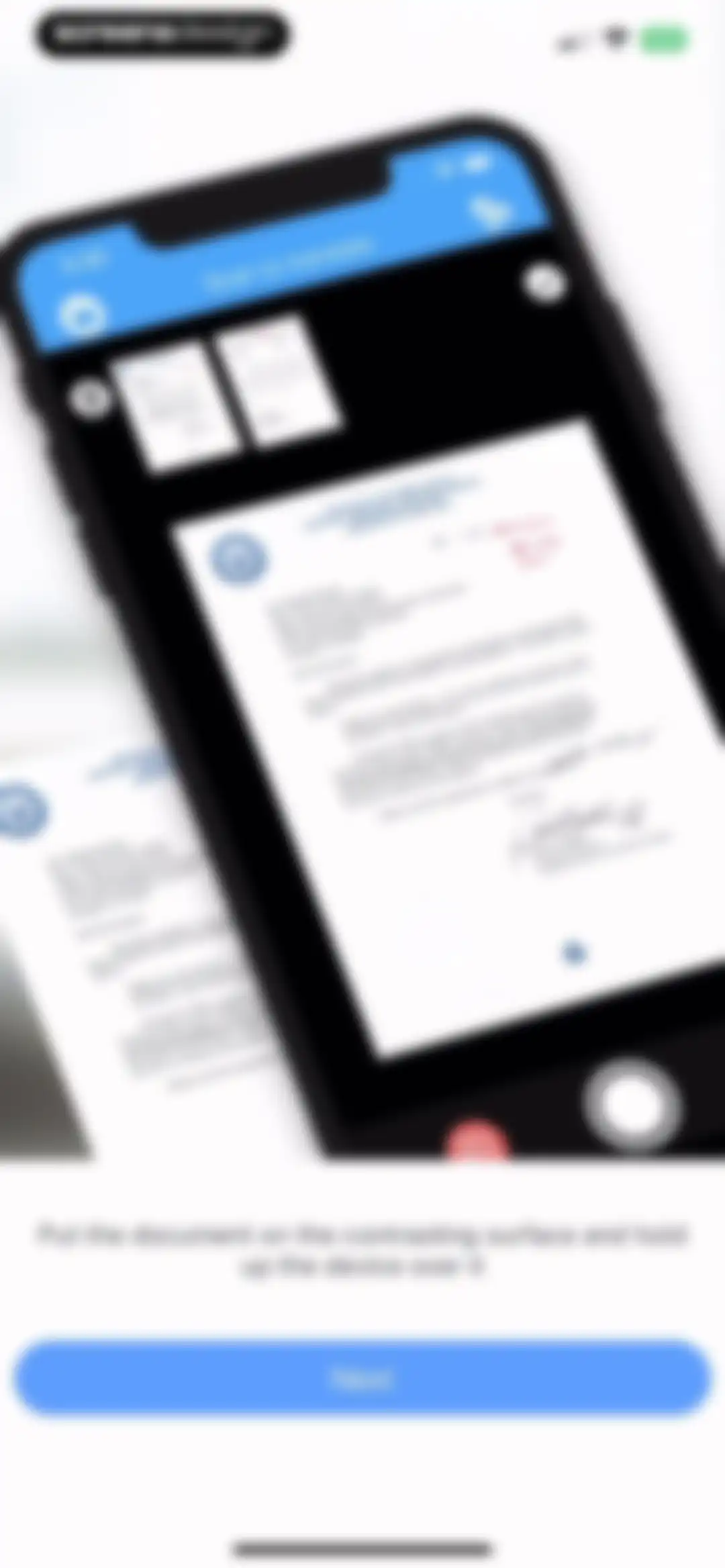 OneDocs Scanner Translator screen 2