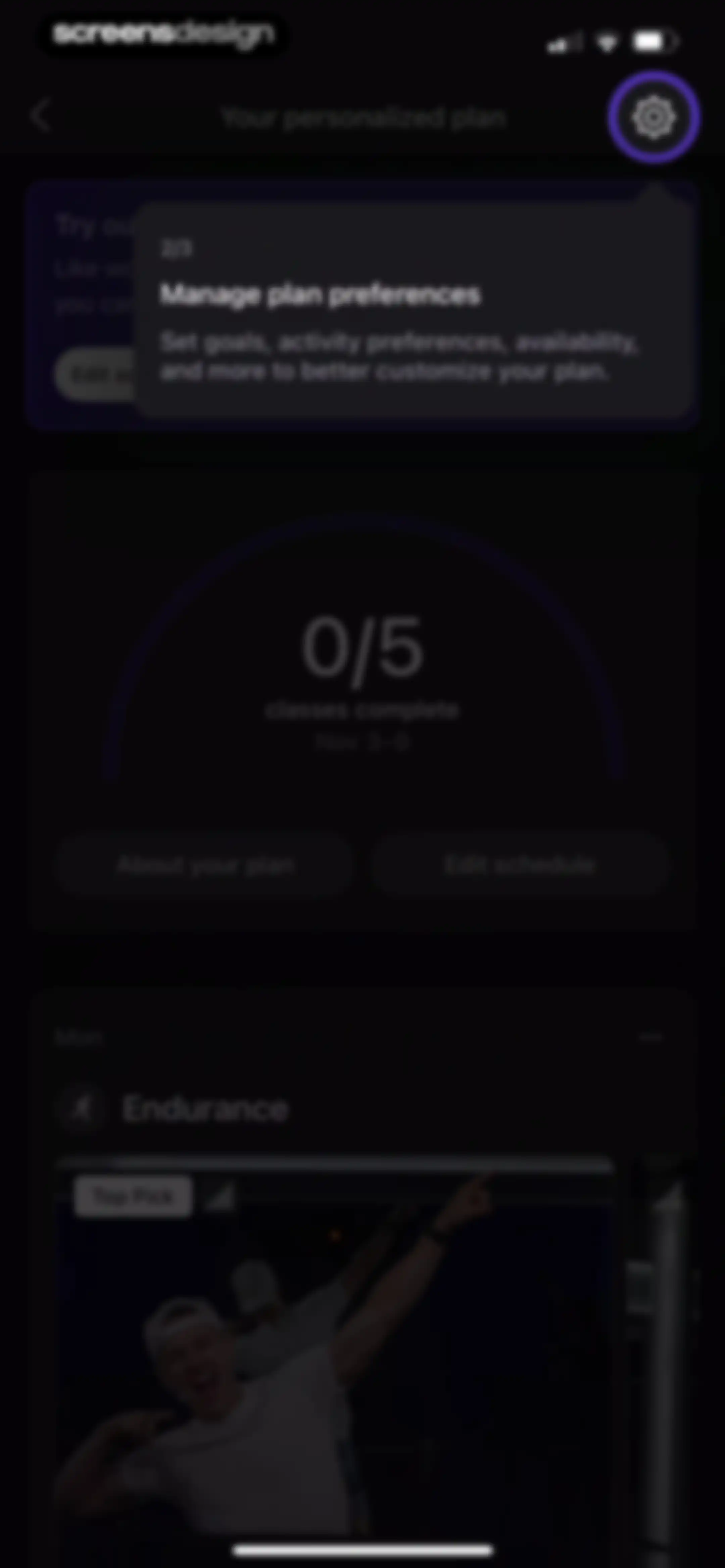 Peloton: Fitness & Workouts screen 98