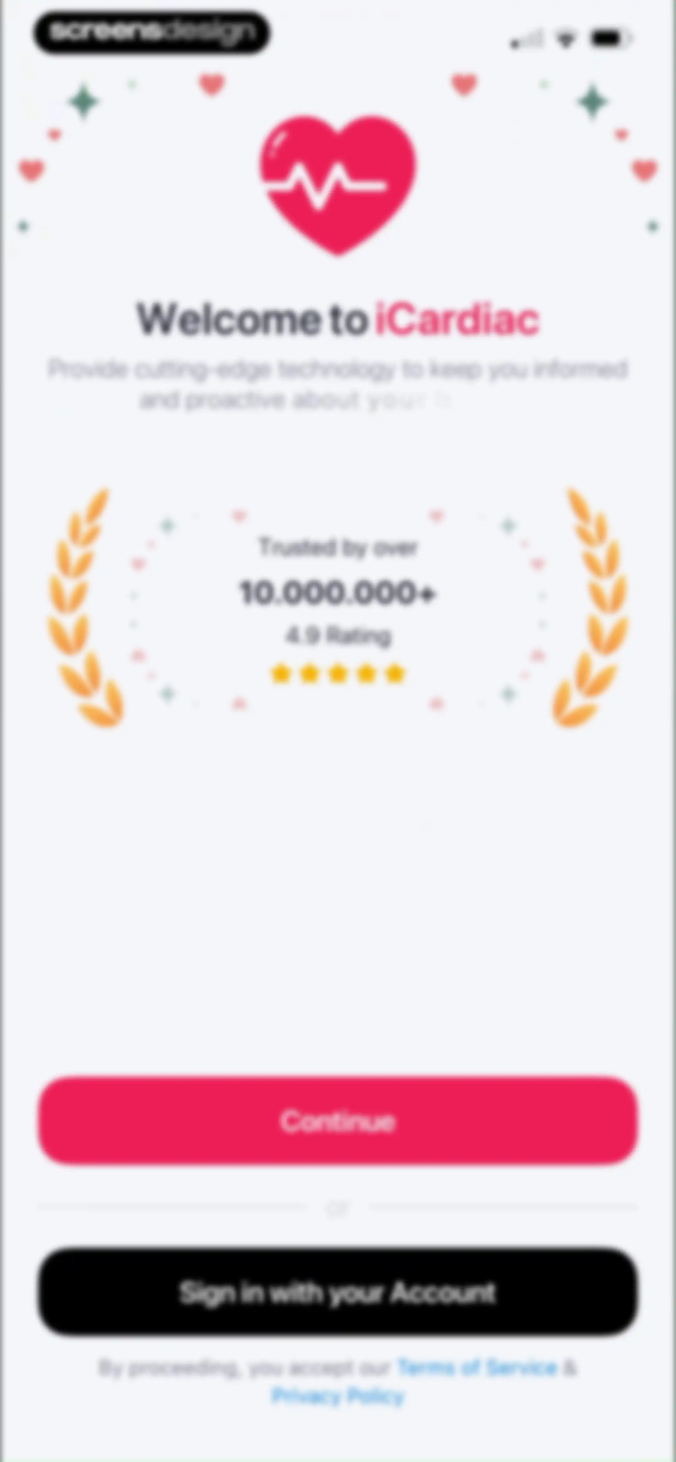 iCardiac: Heart Rate & Health screen 3