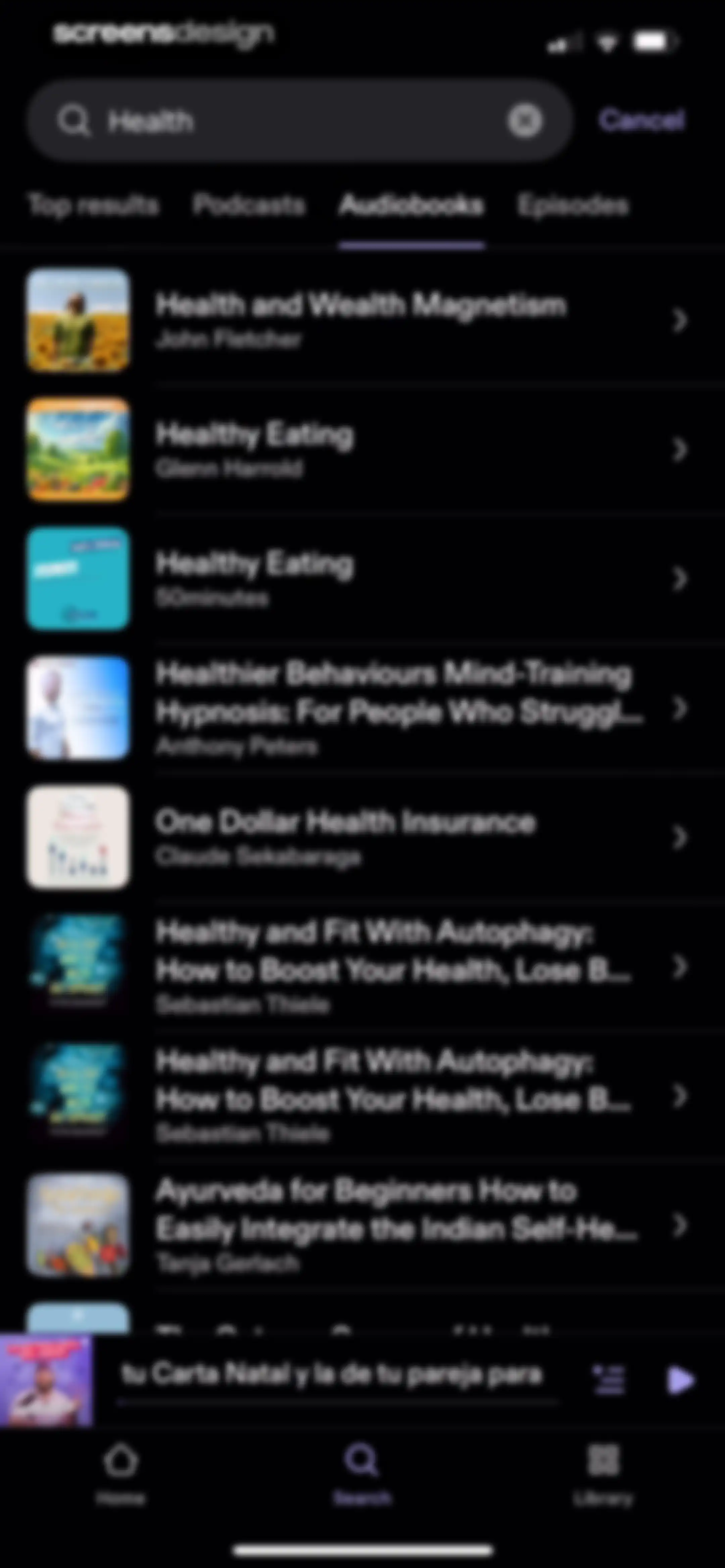 Podimo: Podcasts & audiobooks screen 90