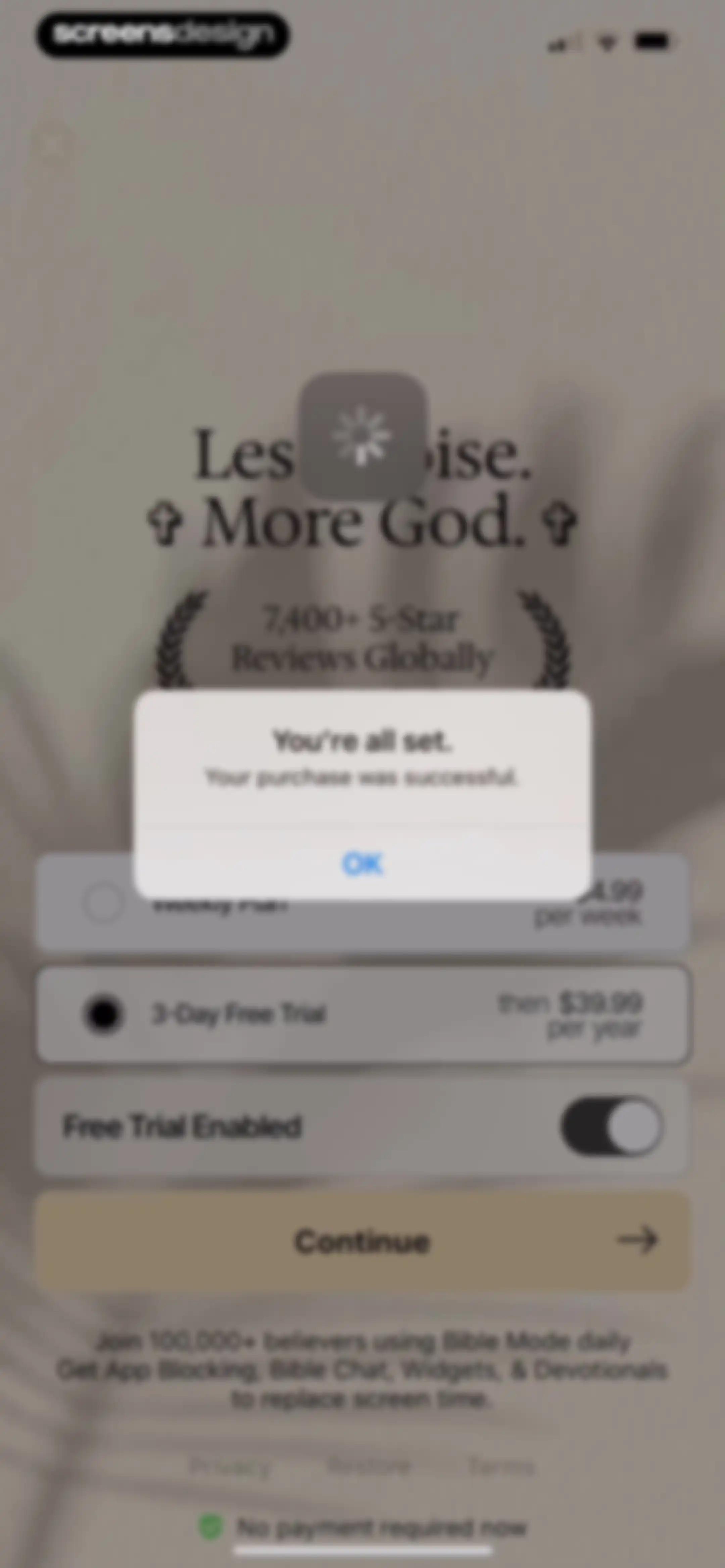 Bible Mode: Reduce Screen Time screen 30