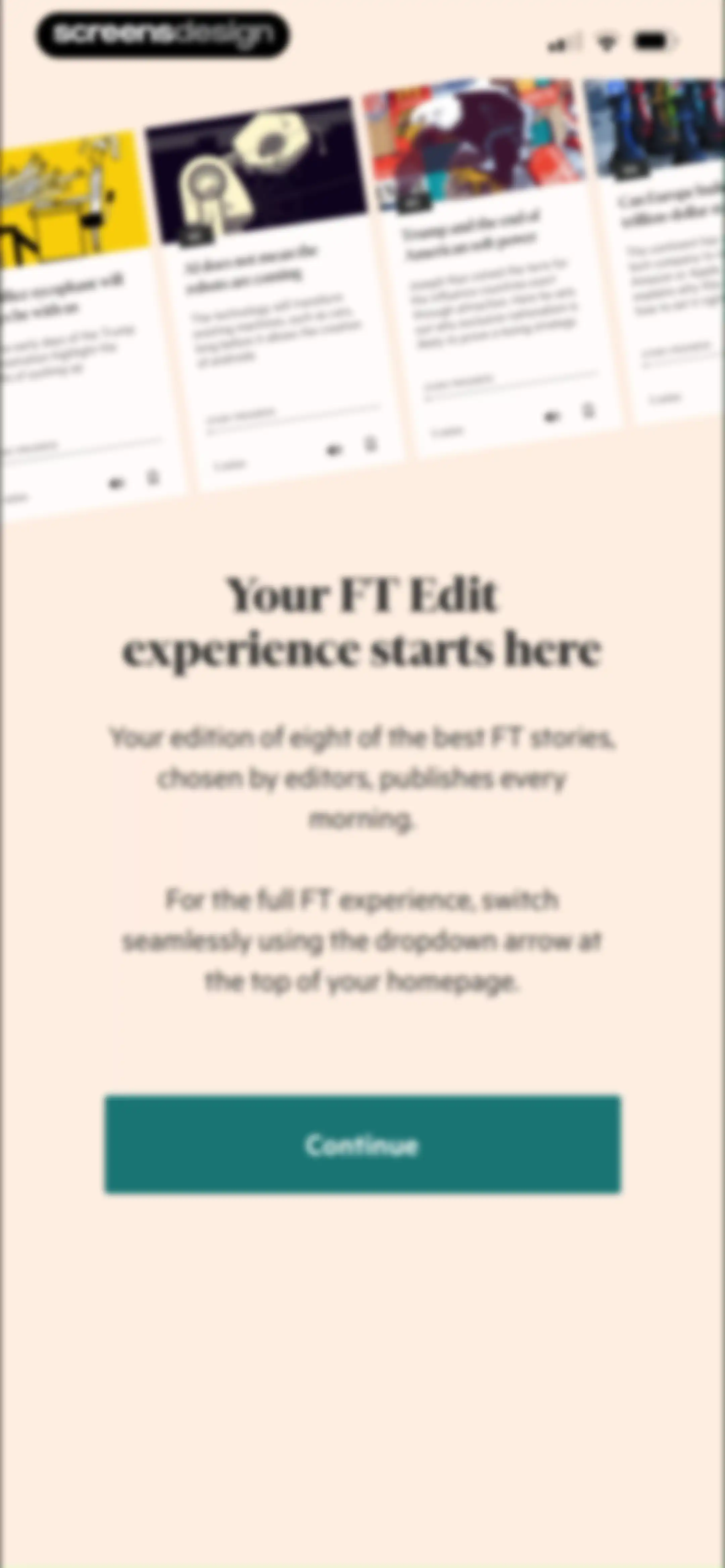 Financial Times: Business News screen 25