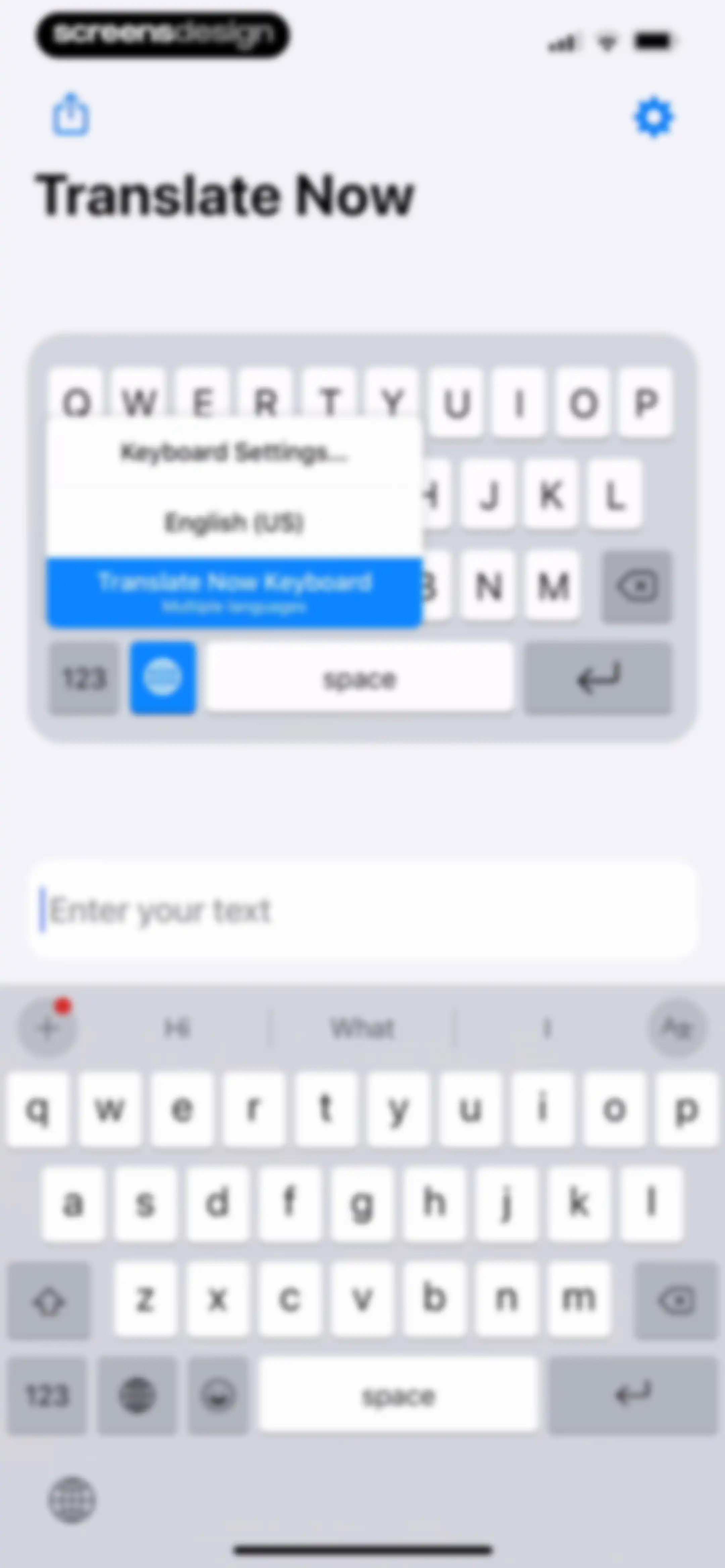 Translator Keyboard - Language screen 15
