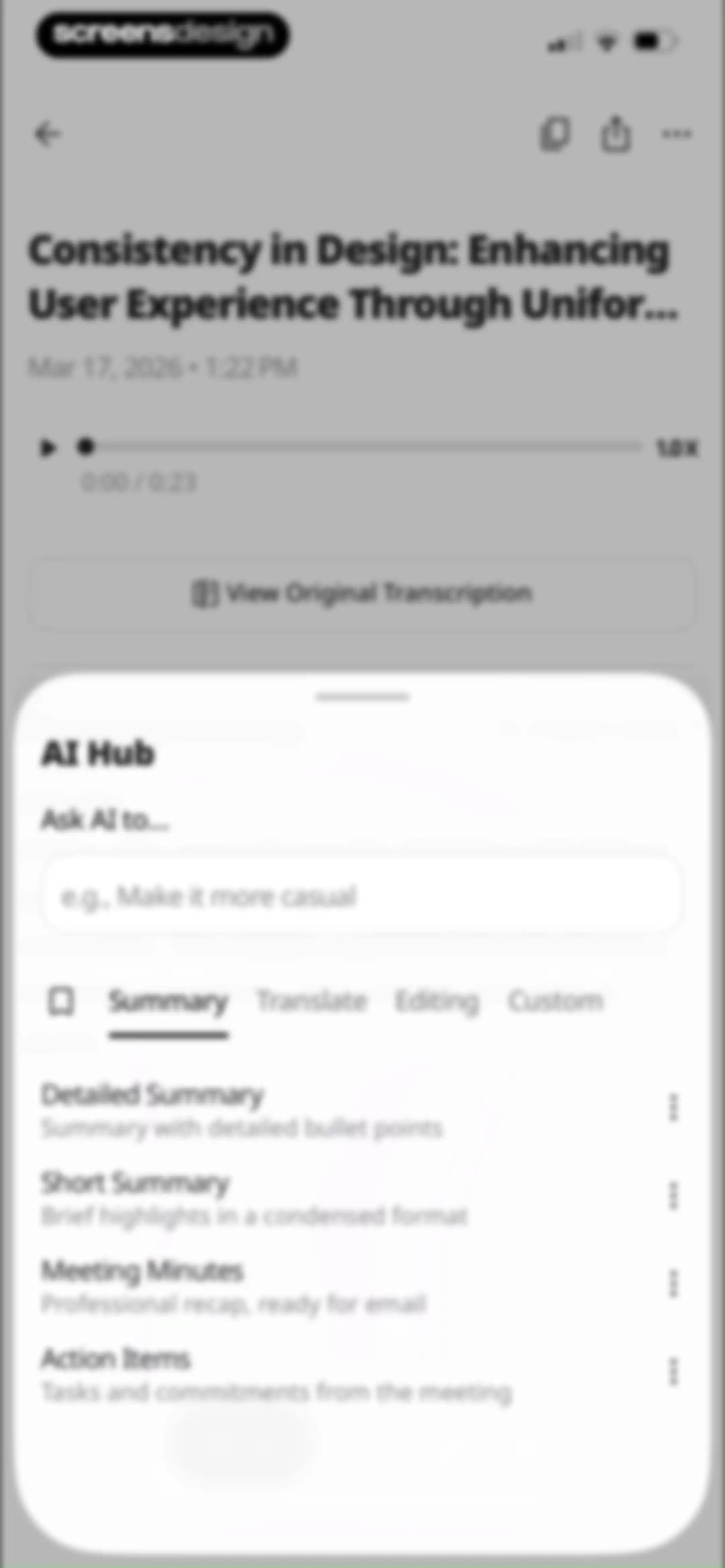 SpeakApp AI: Voice Notes screen 21