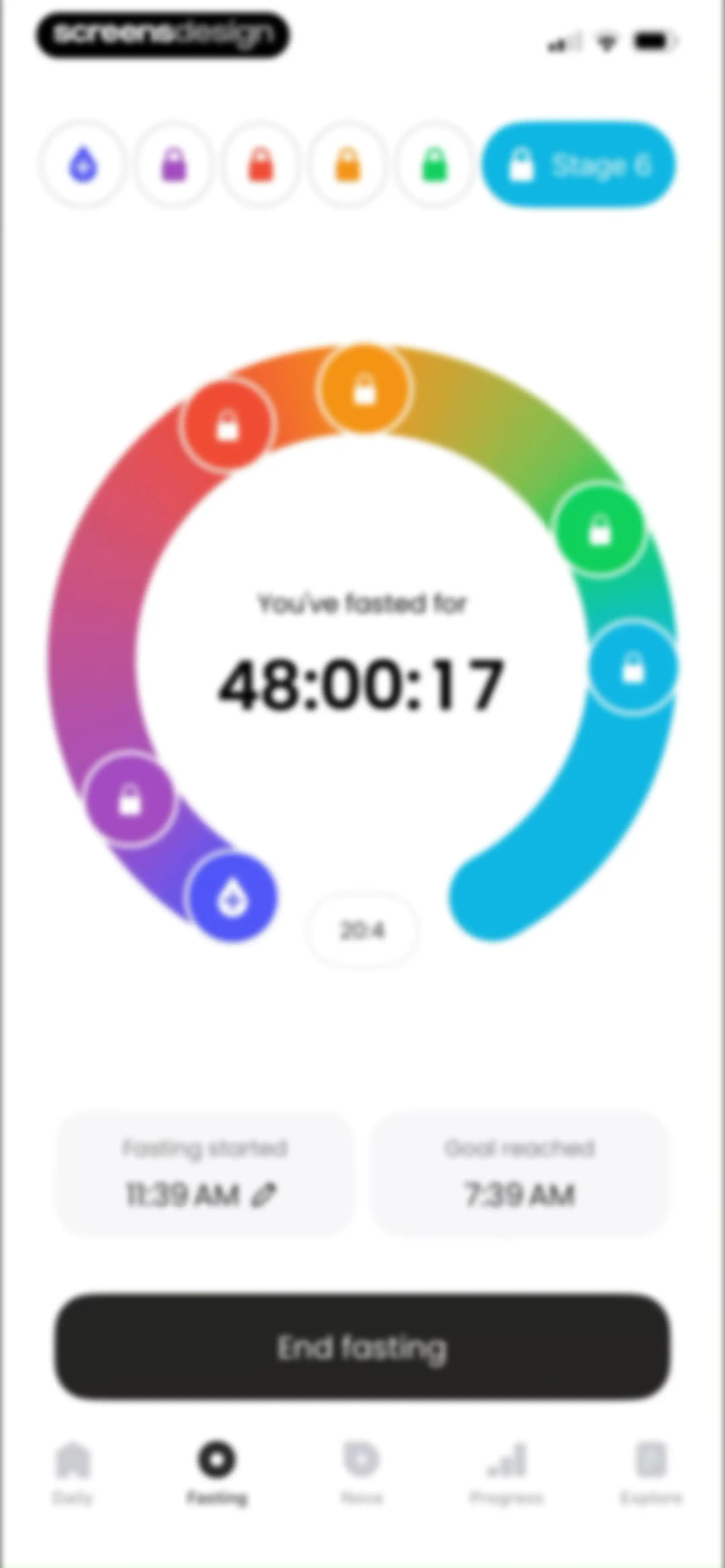 Fasting App: Tracker & Timer screen 129
