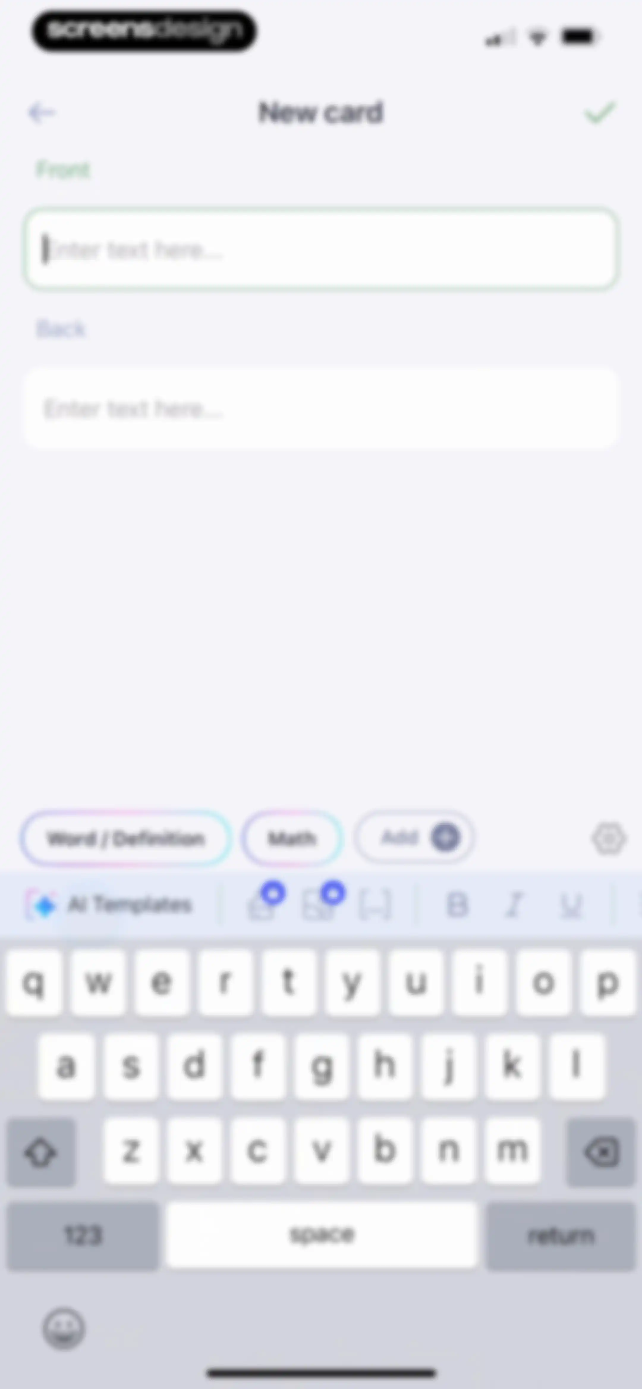 Cogni: Flashcards Learning screen 21
