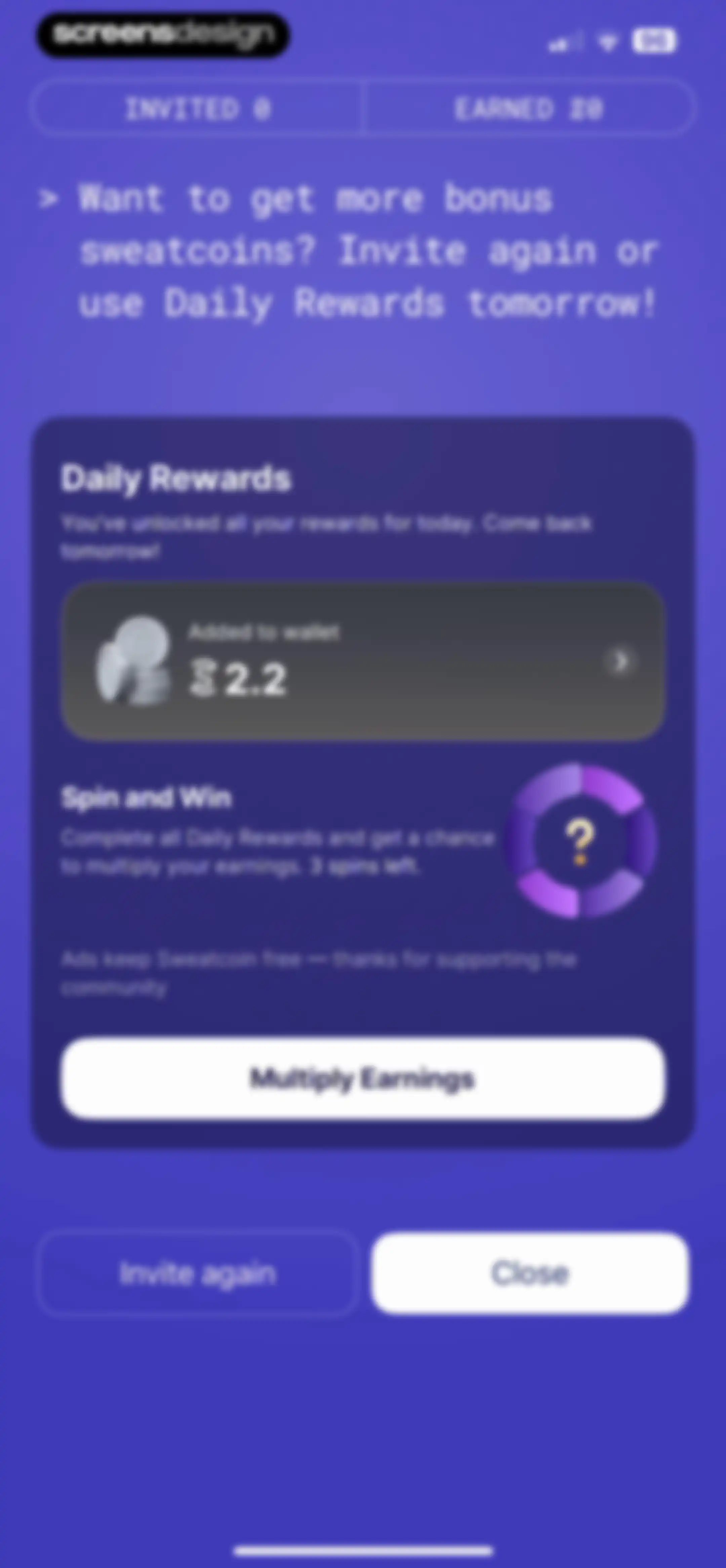 Sweatcoin Walking Step Counter screen 27