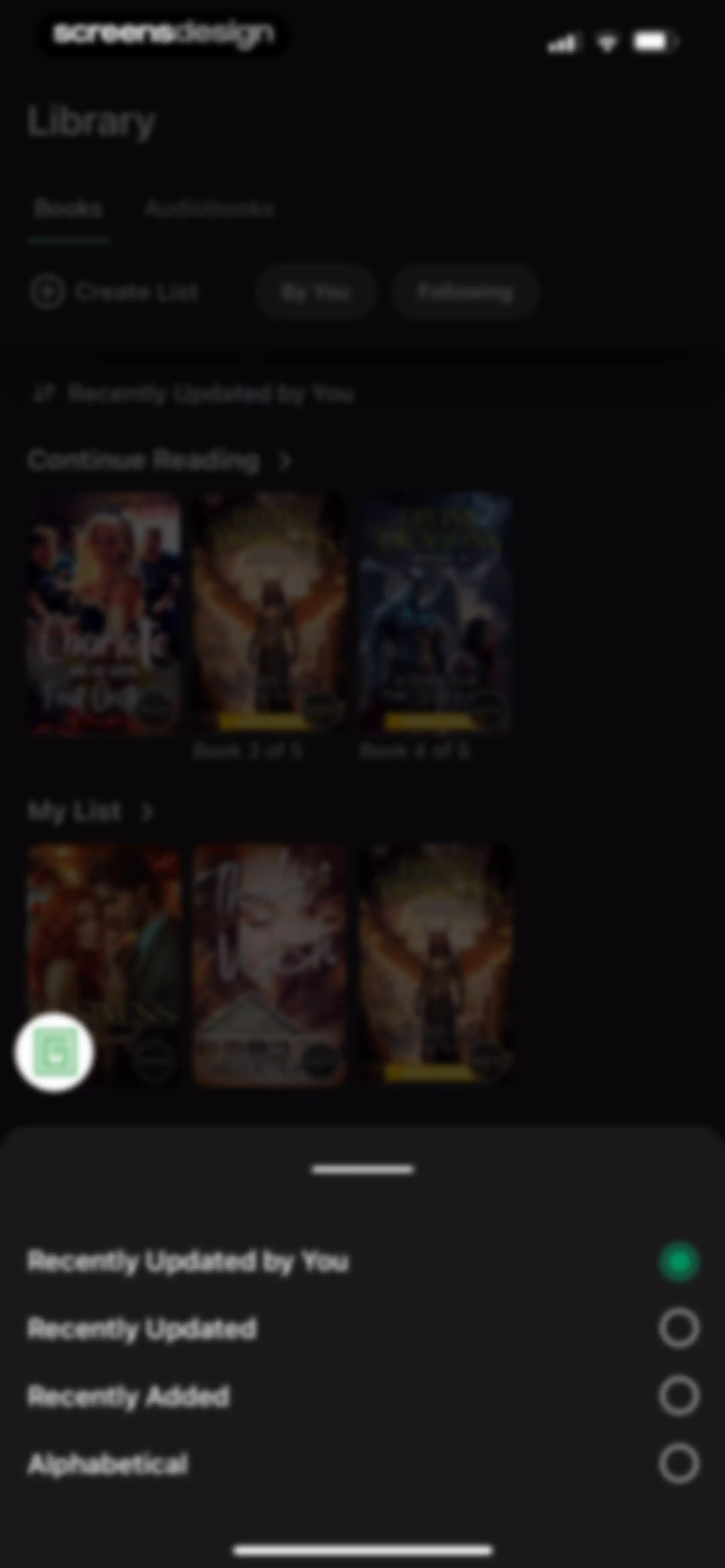Galatea: Books & Audiobooks screen 85