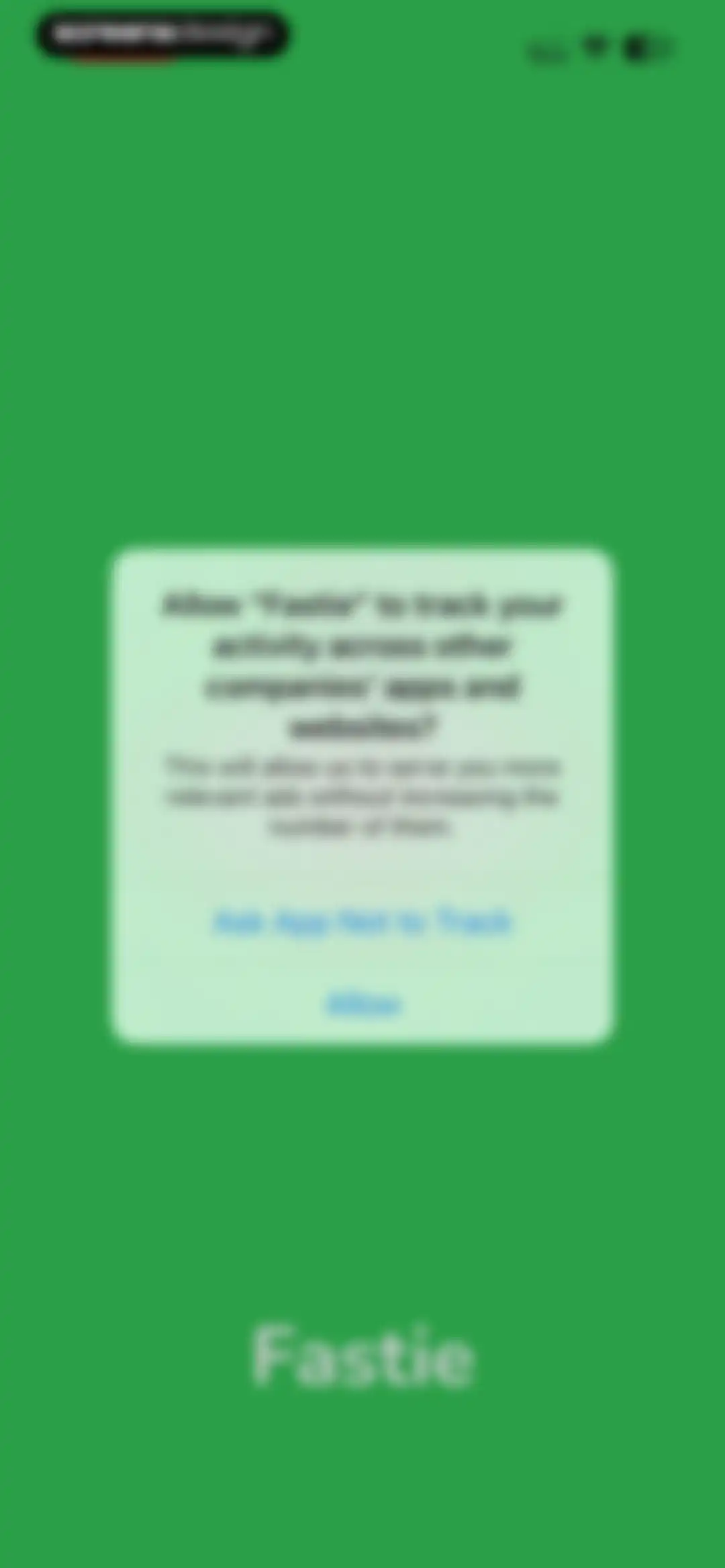 Fastie: Calorie & Food Tracker screen 2