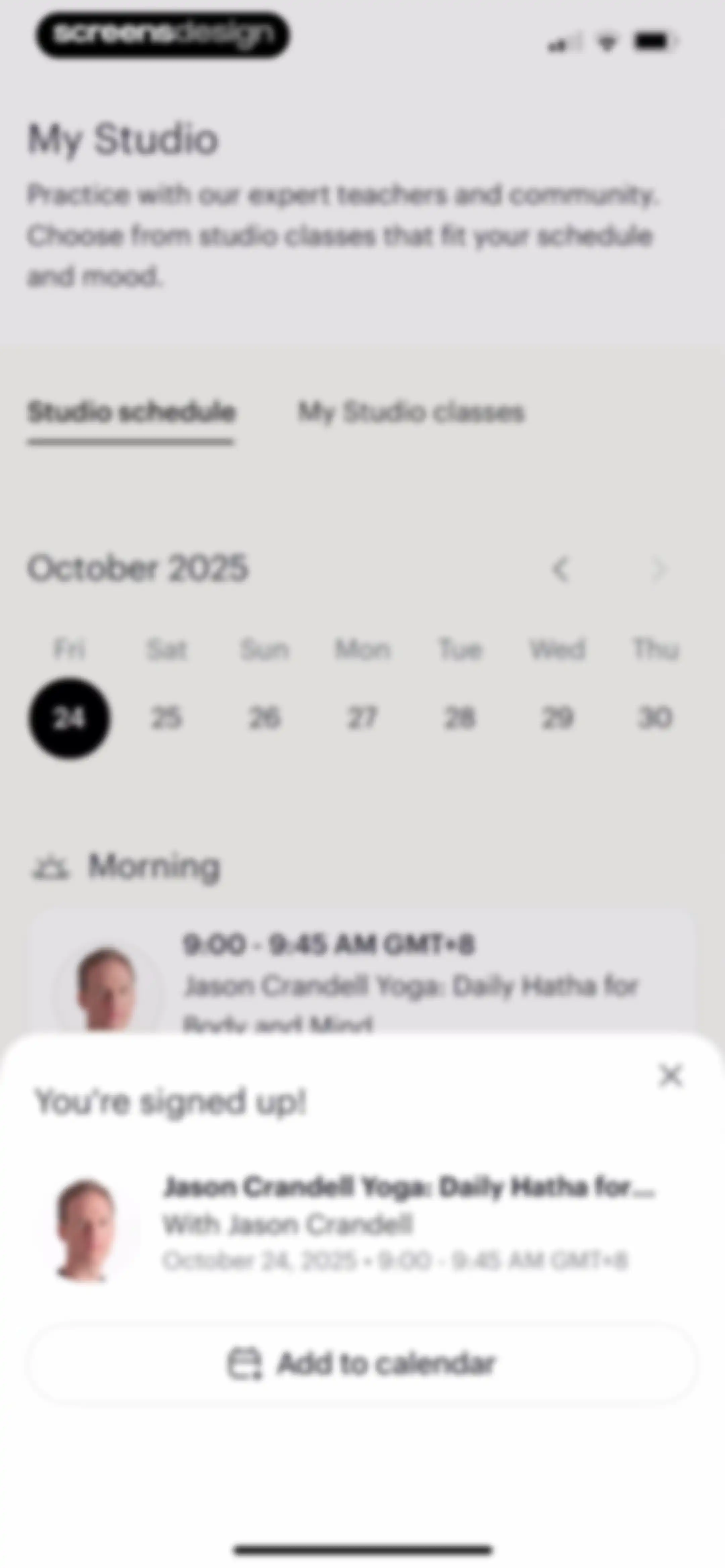 Glo | Yoga and Meditation App screen 62