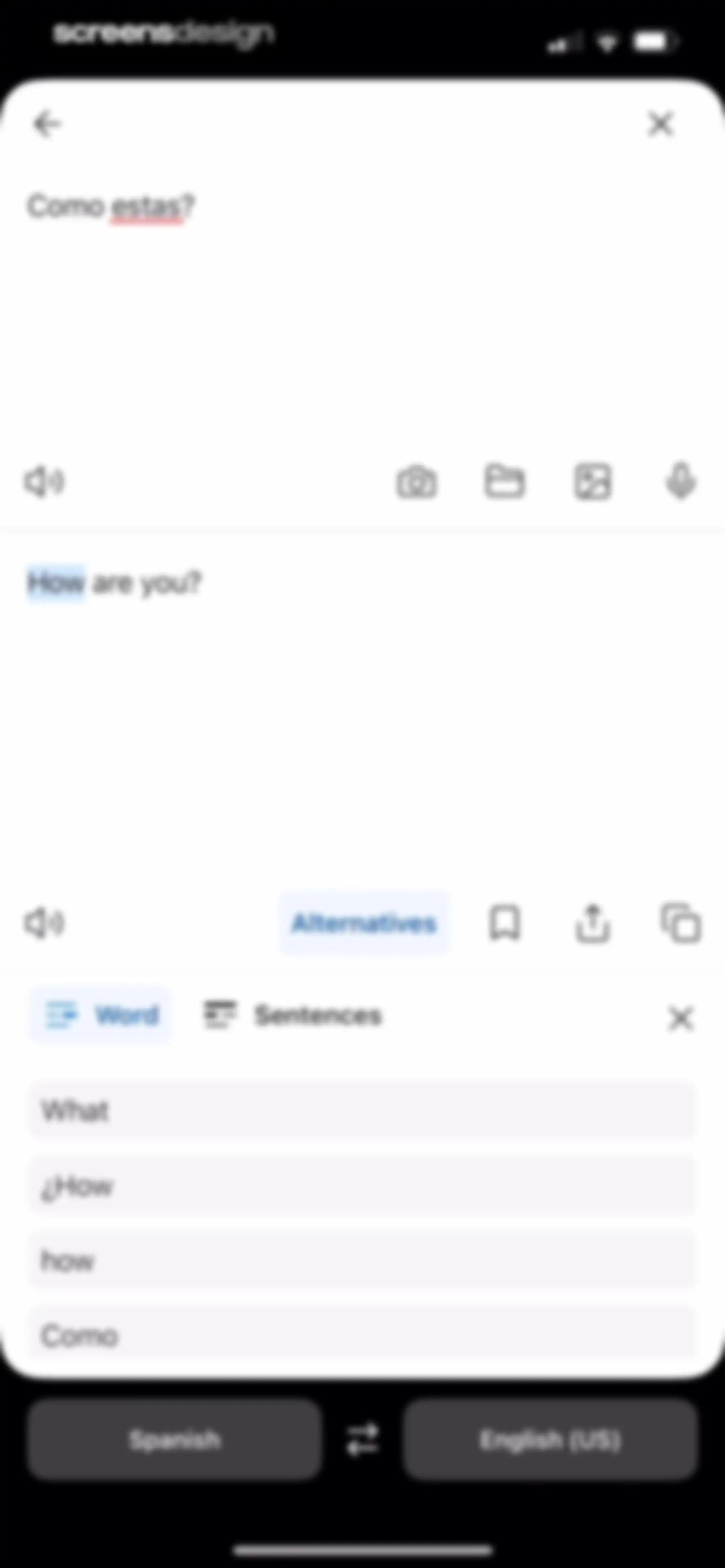 DeepL Translate screen 5