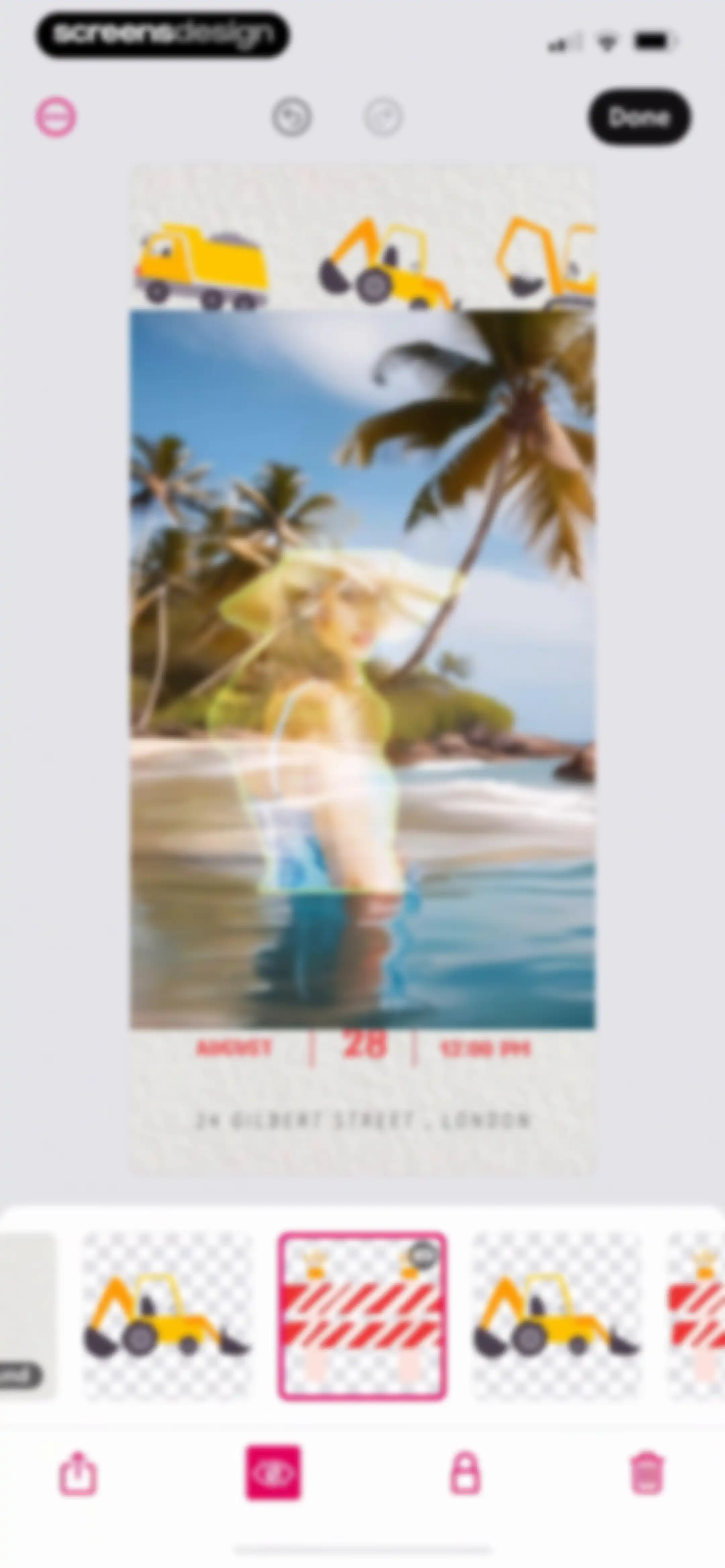 Bazaart AI Photo Editor Design screen 112