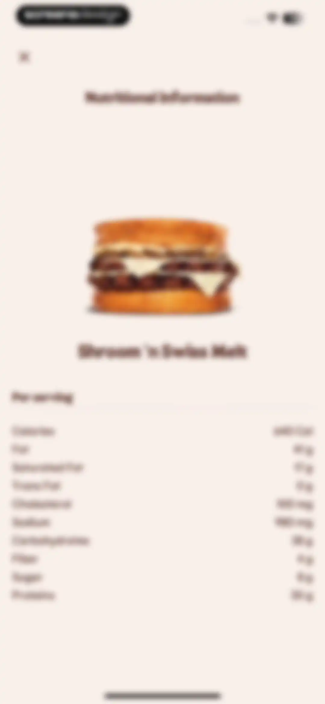 BURGER KING® App screen 26