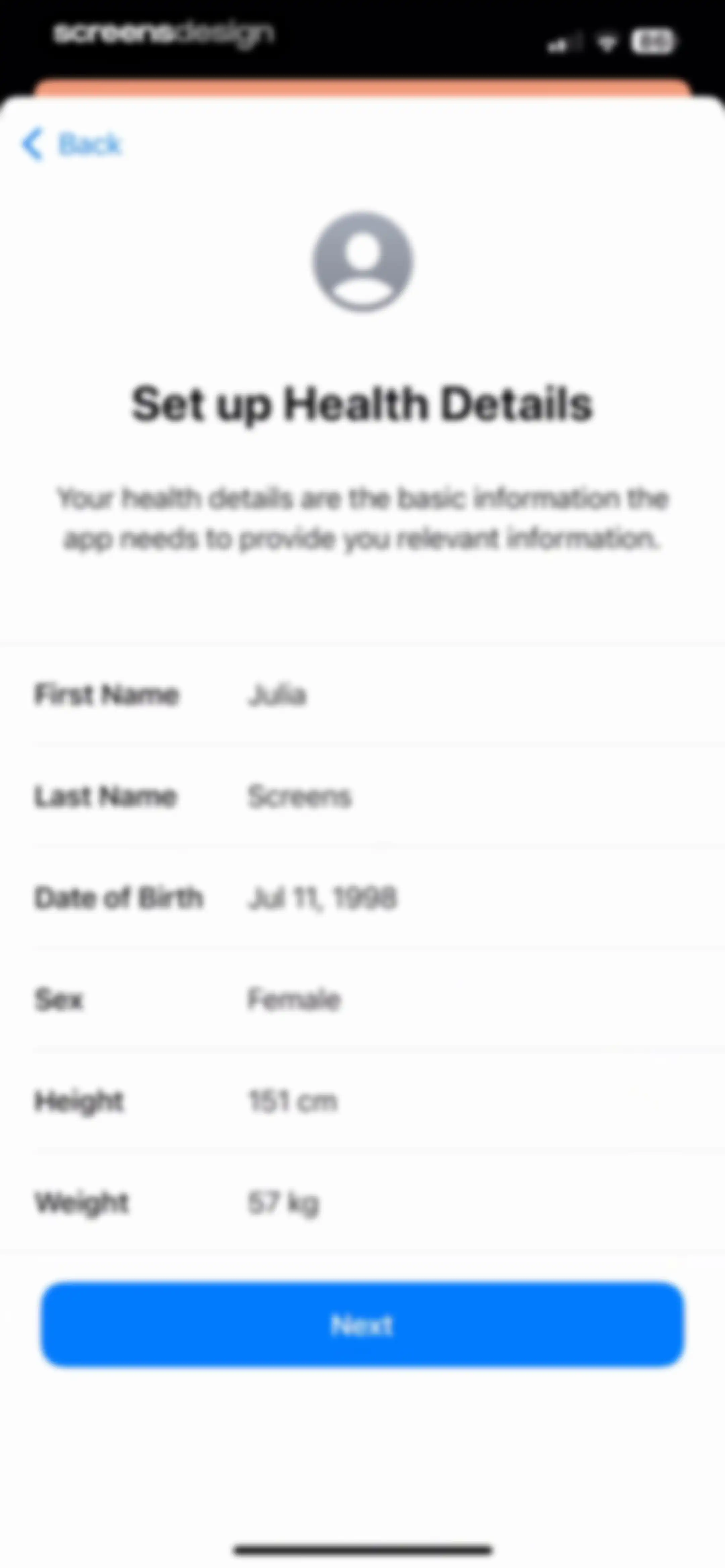 Apple Health screen 5