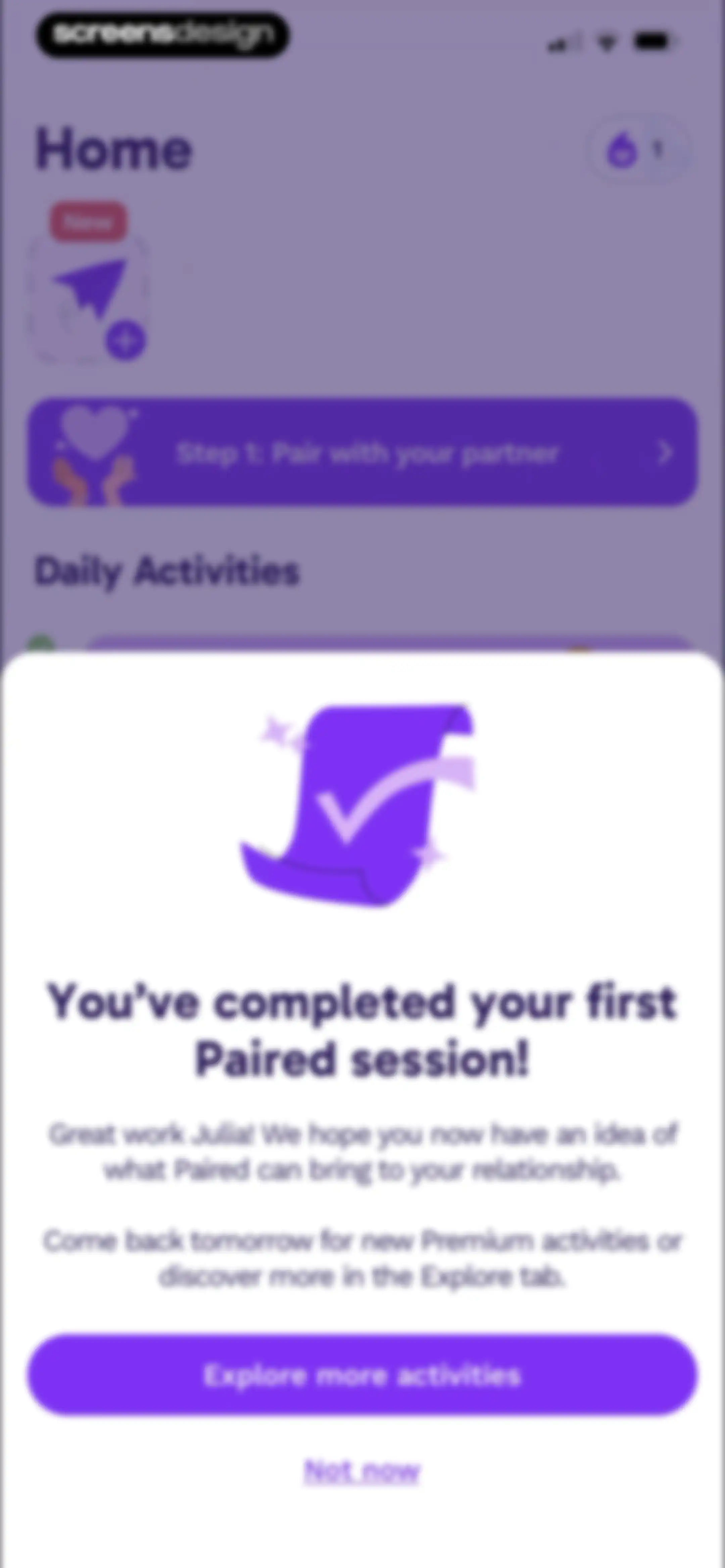 Paired: Couples & Relationship screen 75
