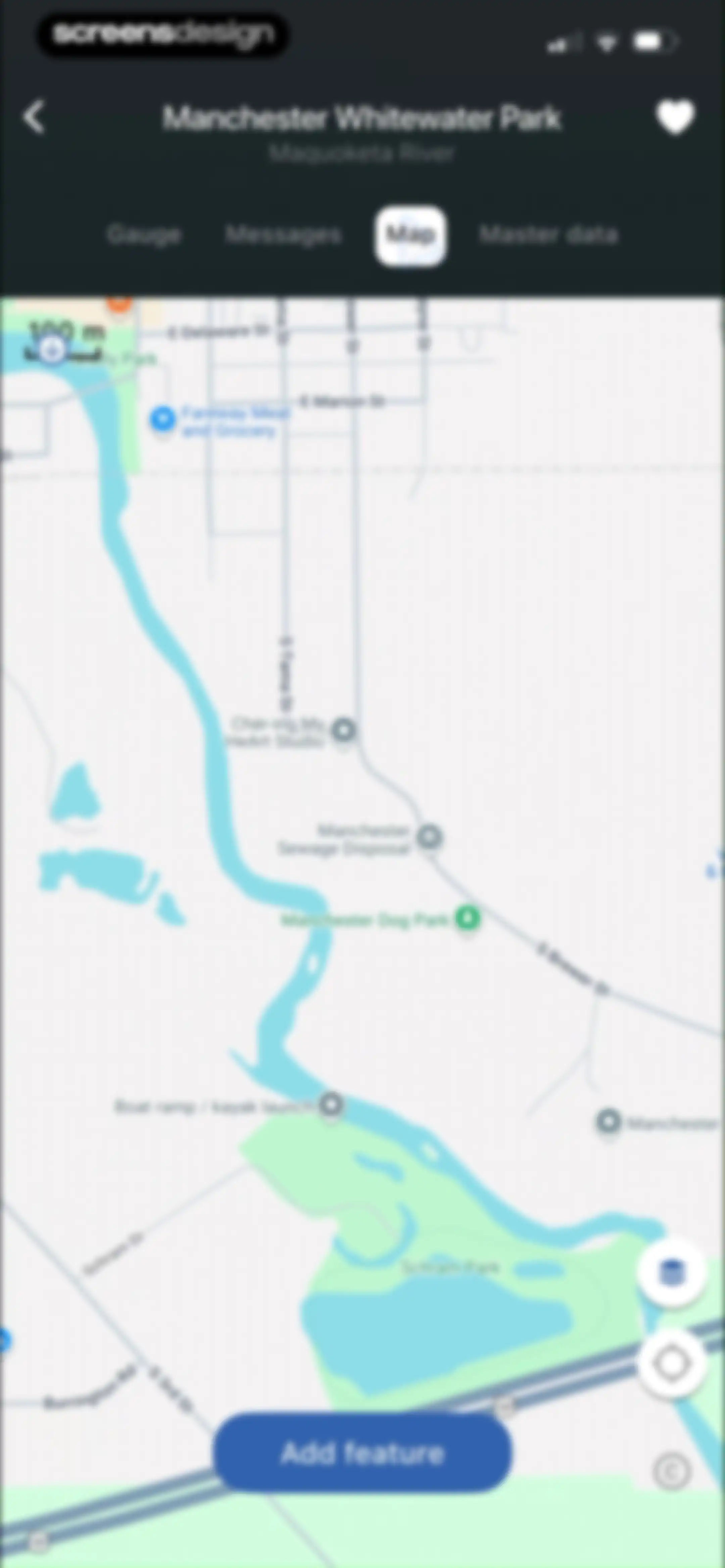 RiverApp - River levels screen 53