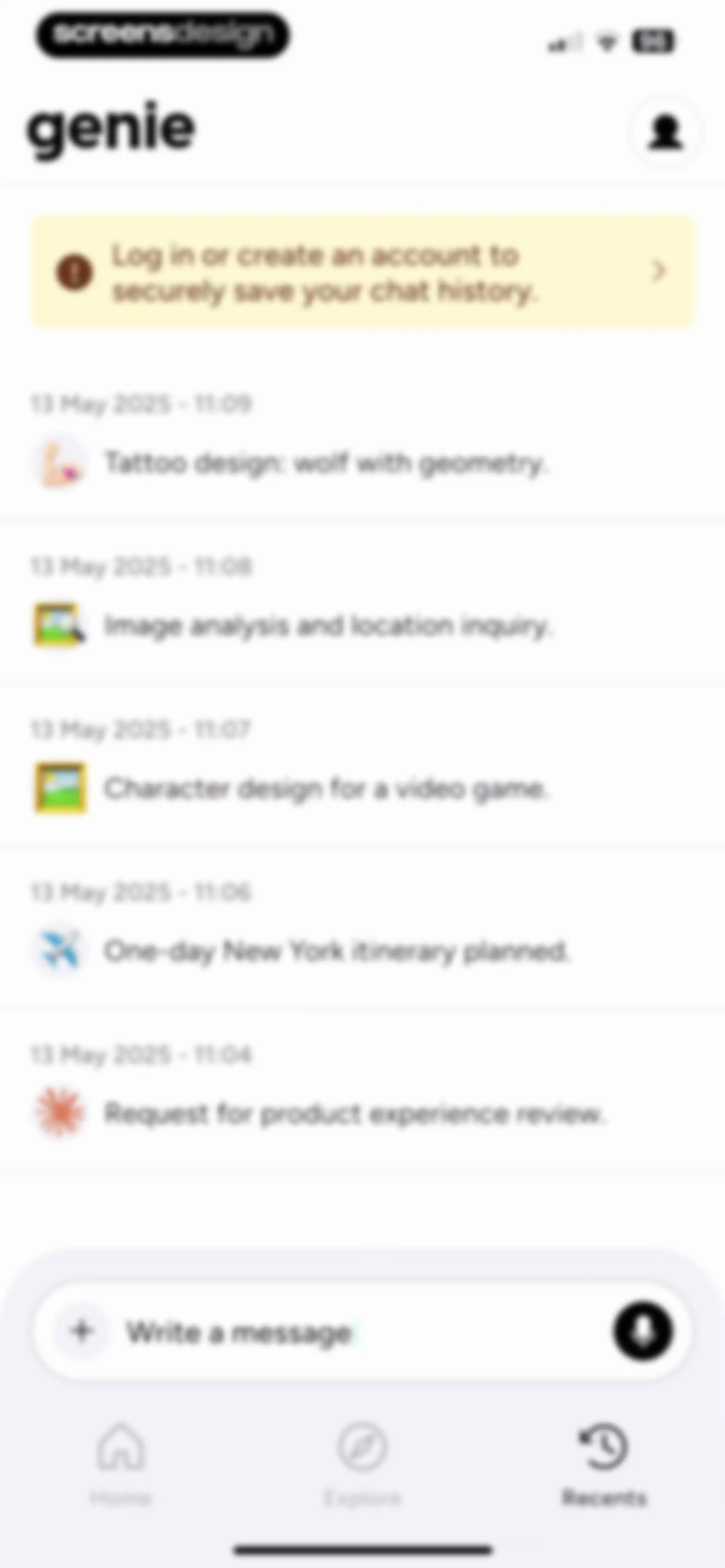 Chatbot AI Assistant - Genie screen 47