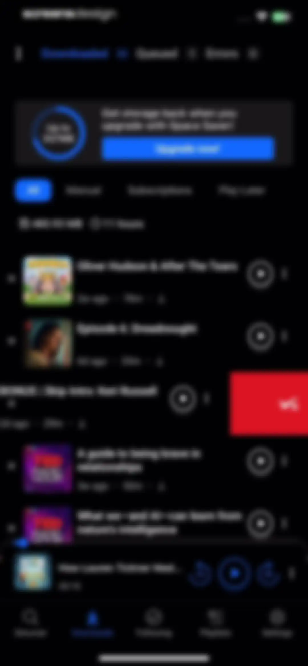 Breaker—The social podcast app screen 75