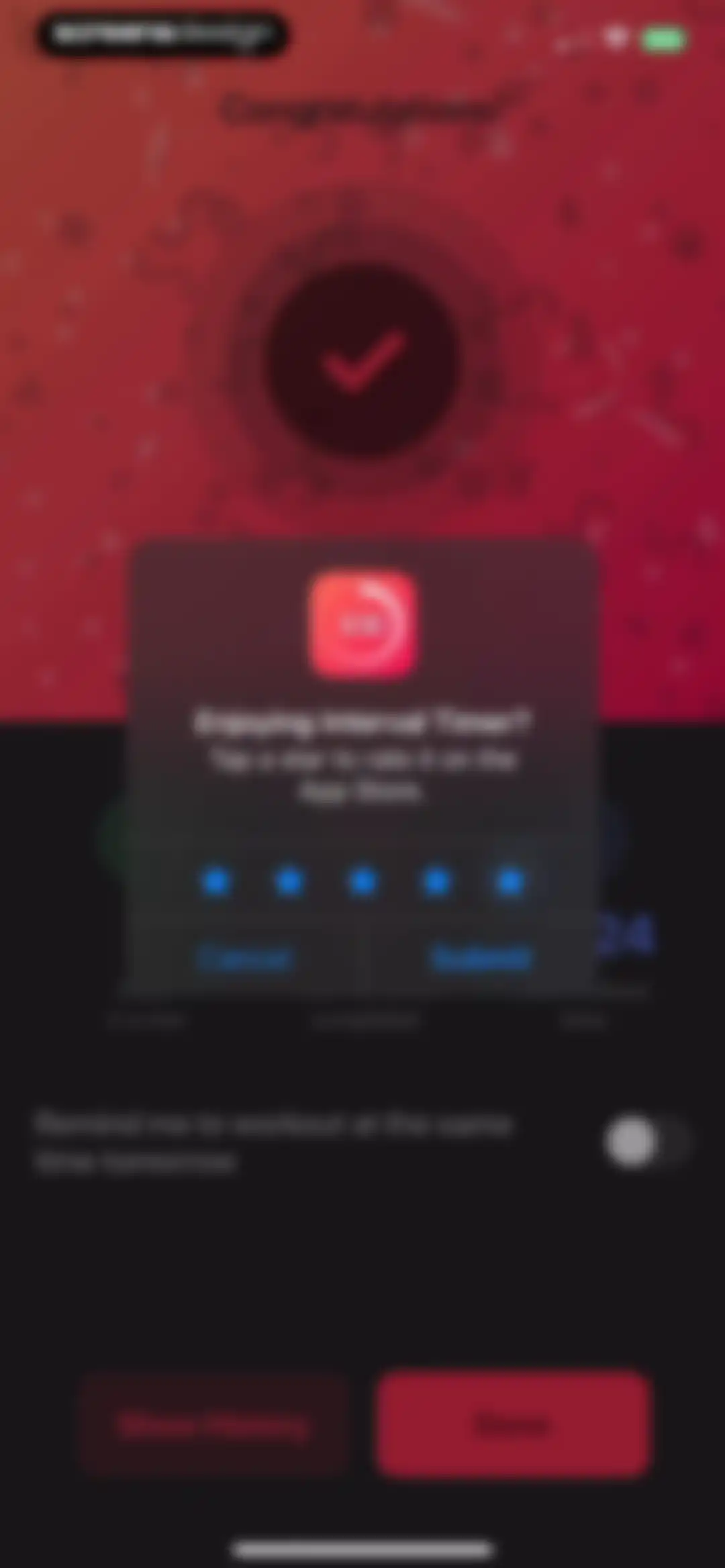 Interval Timer □ HIIT Timer screen 8