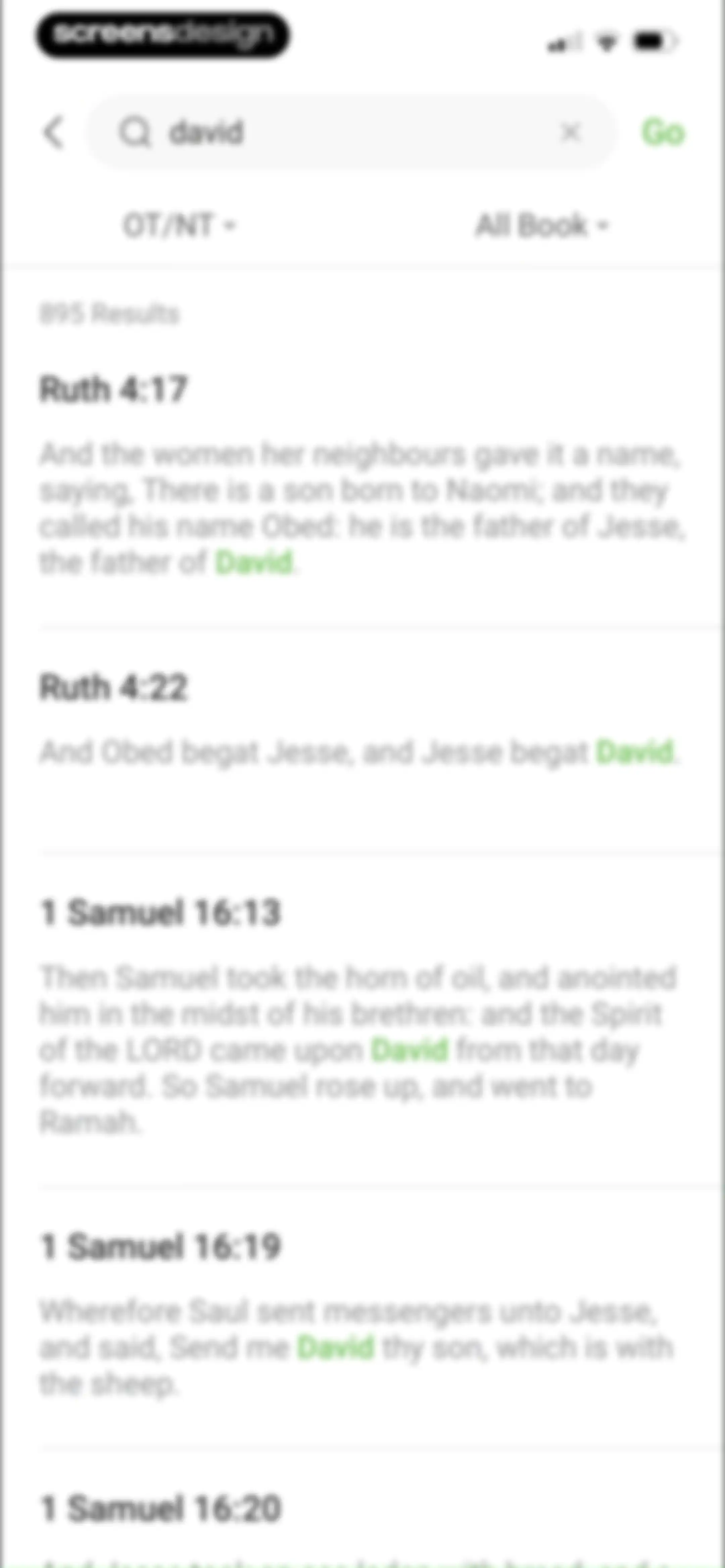 Bible - Daily Bible Verse KJV screen 40