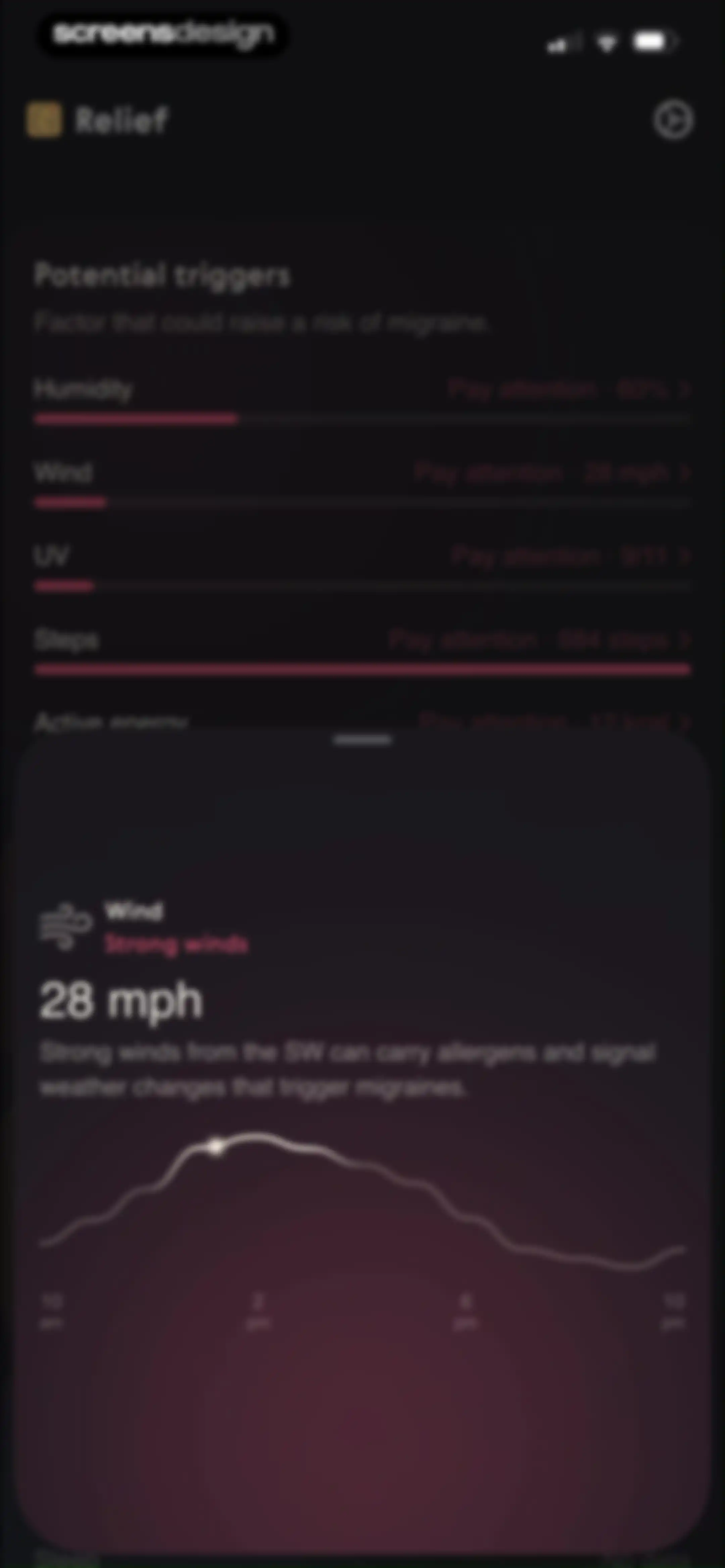 Relief - Migraine Tracker screen 40