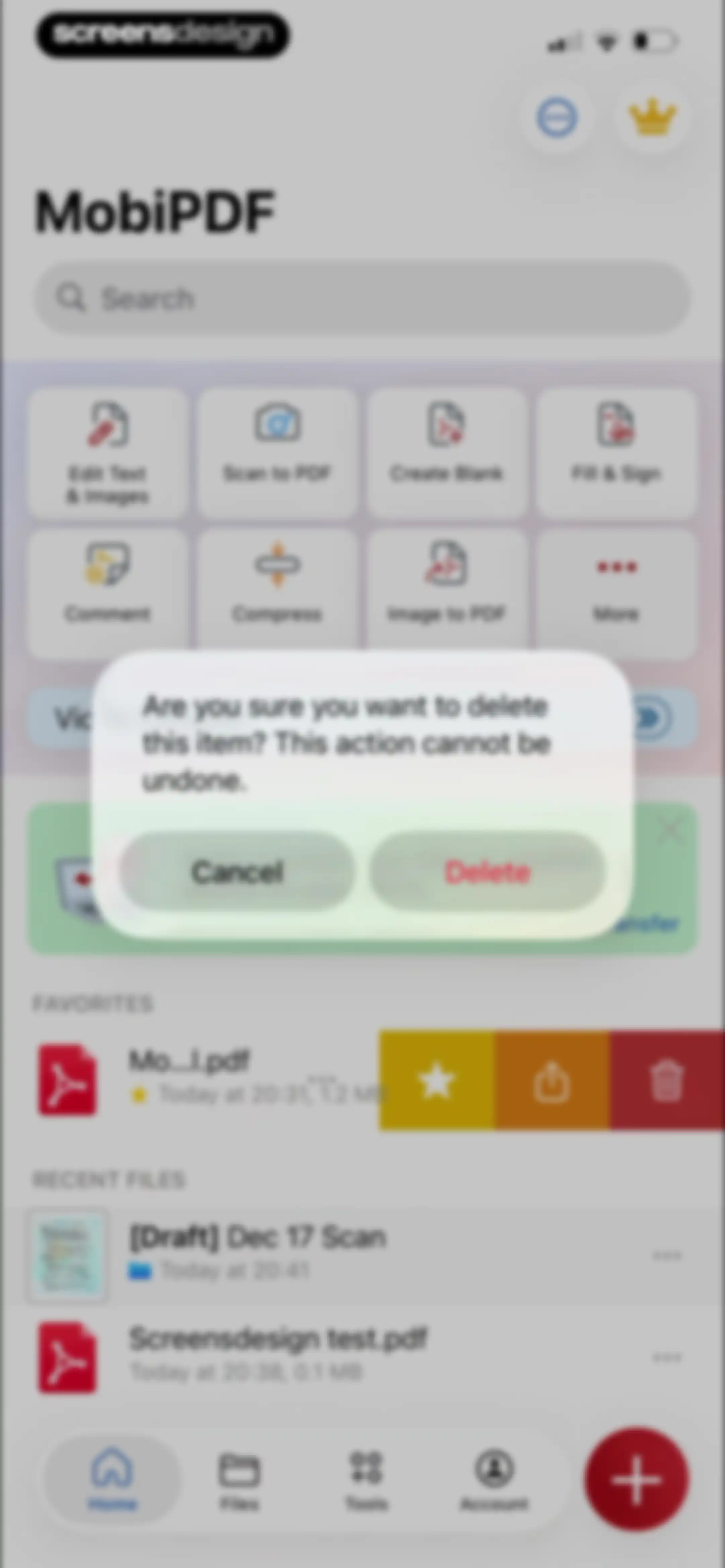 MobiPDF・PDF Text Editor・Reader screen 97