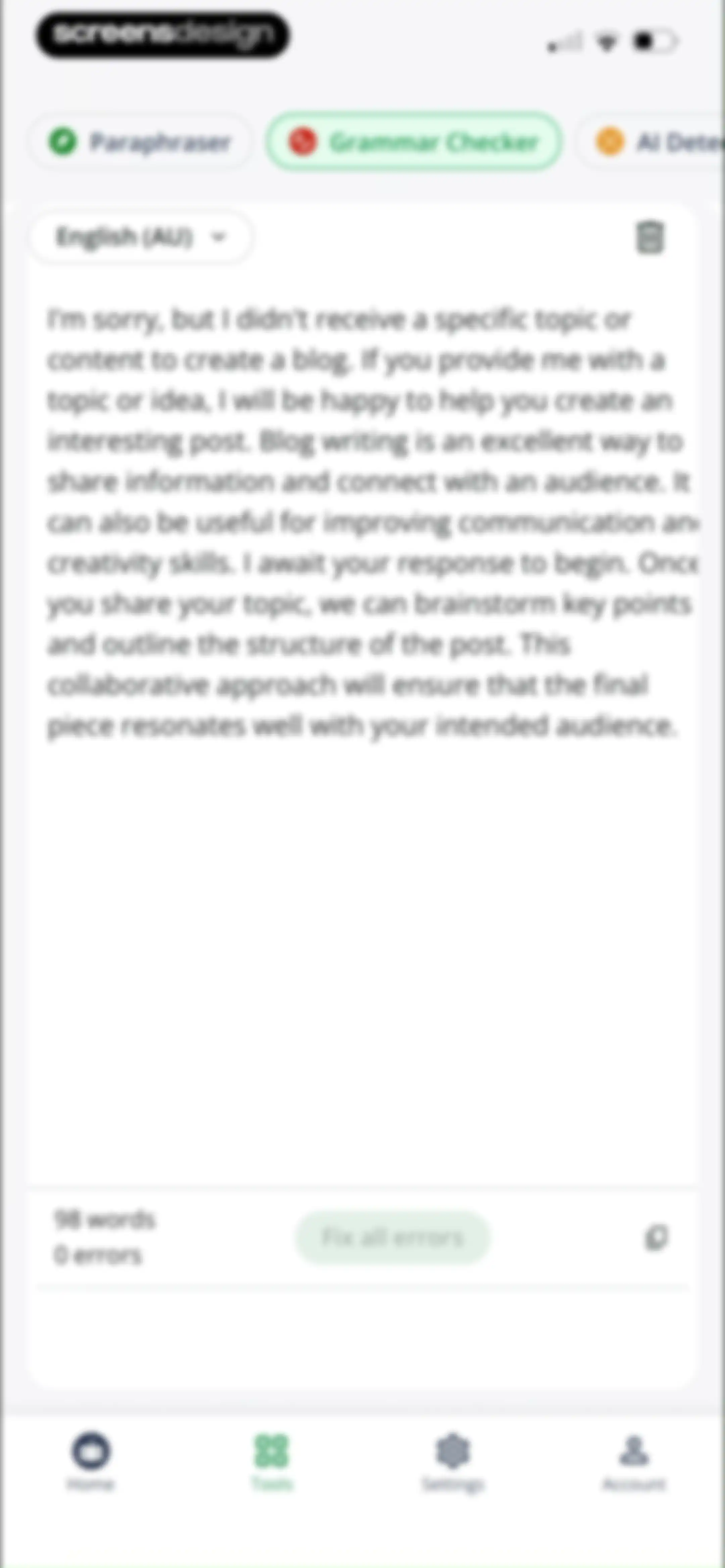 Quillbot-AI Writing & Keyboard screen 83
