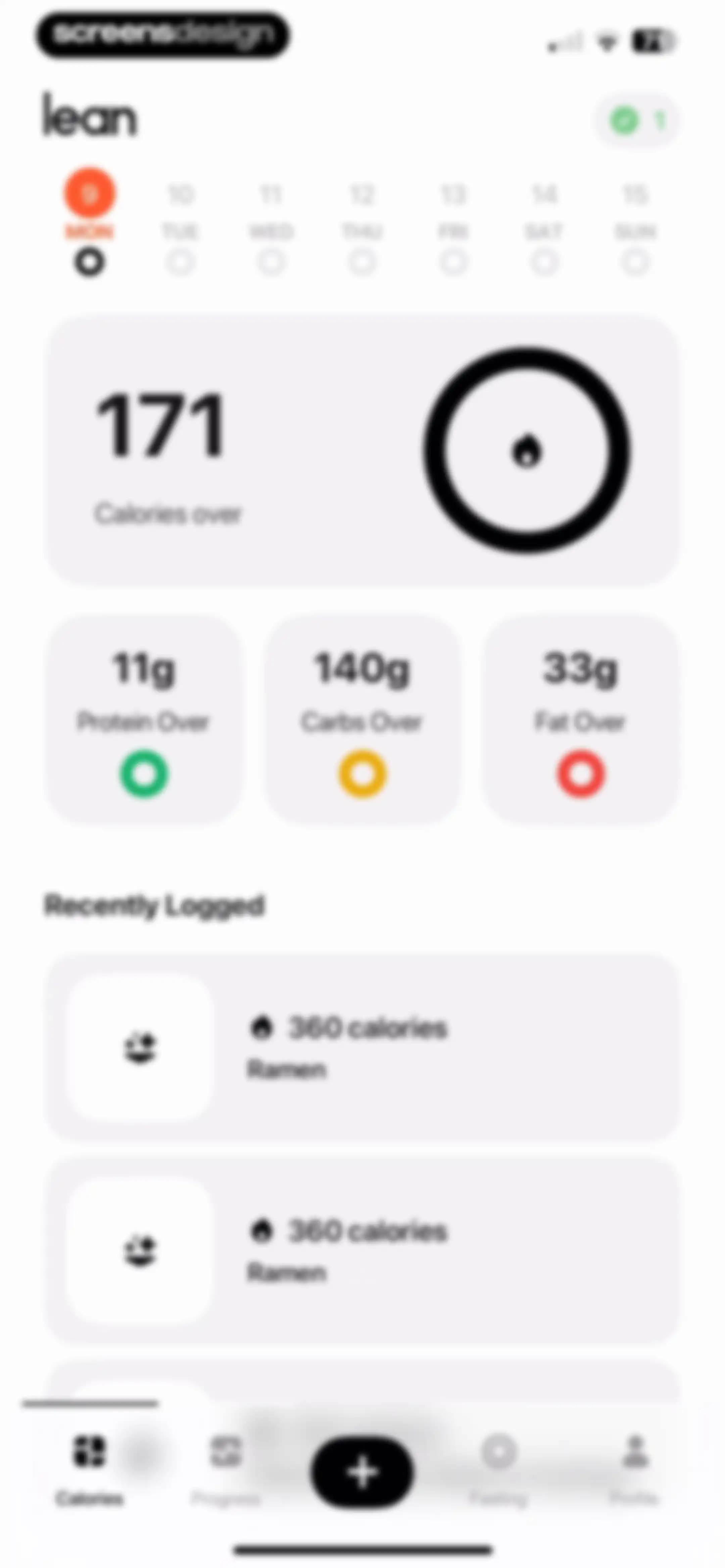 Lean: AI Macro Tracker screen 66