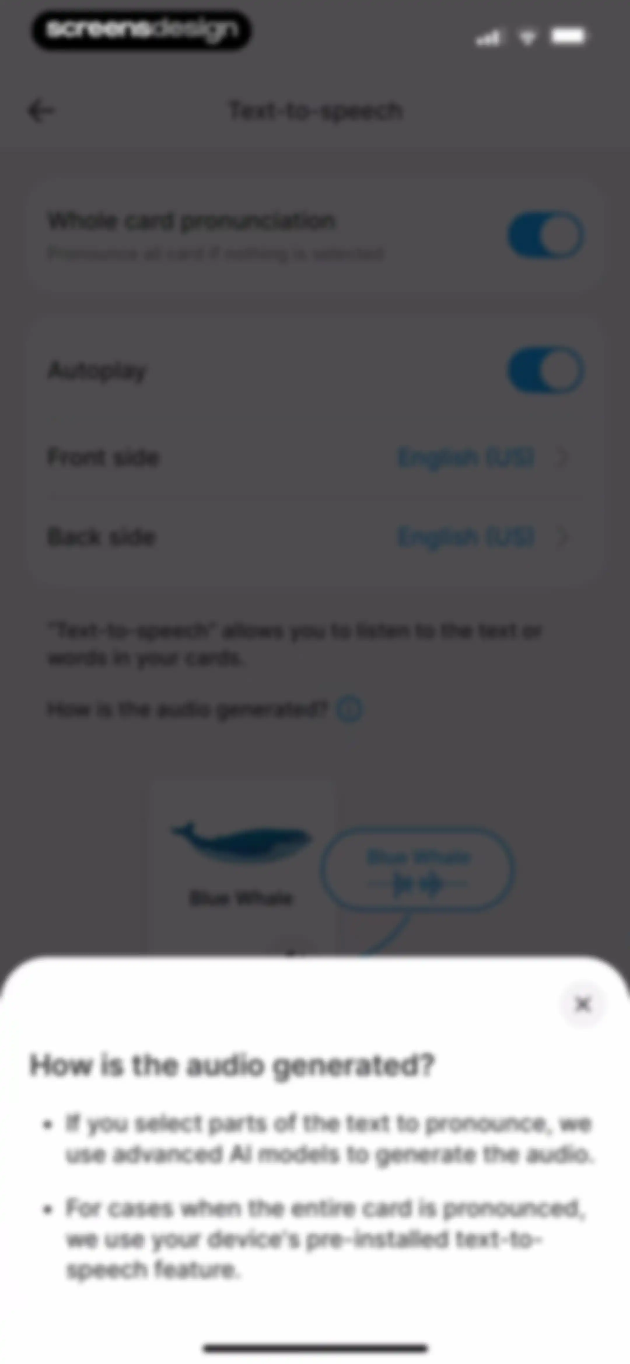 Noji - Flashcards study app screen 67