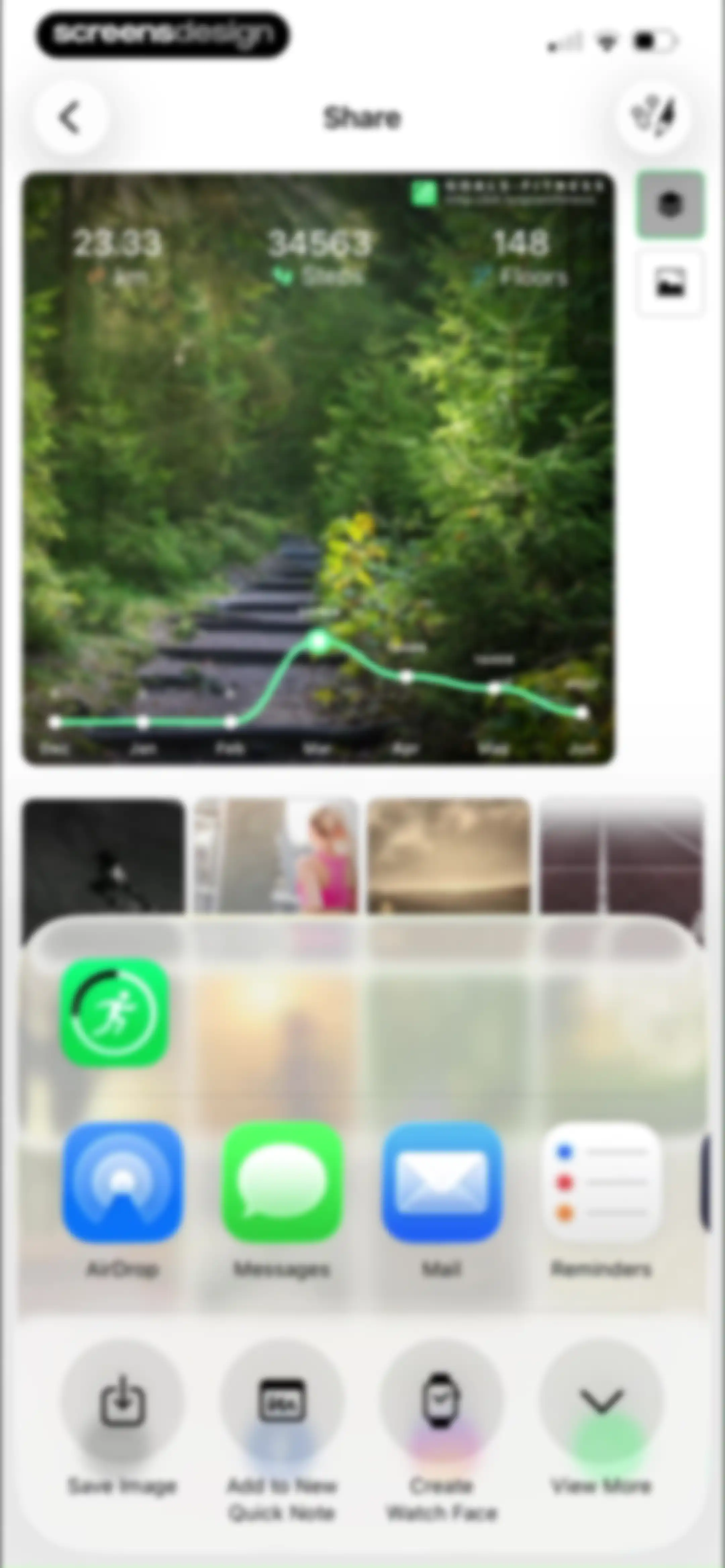 Running Walking Tracker Goals screen 83