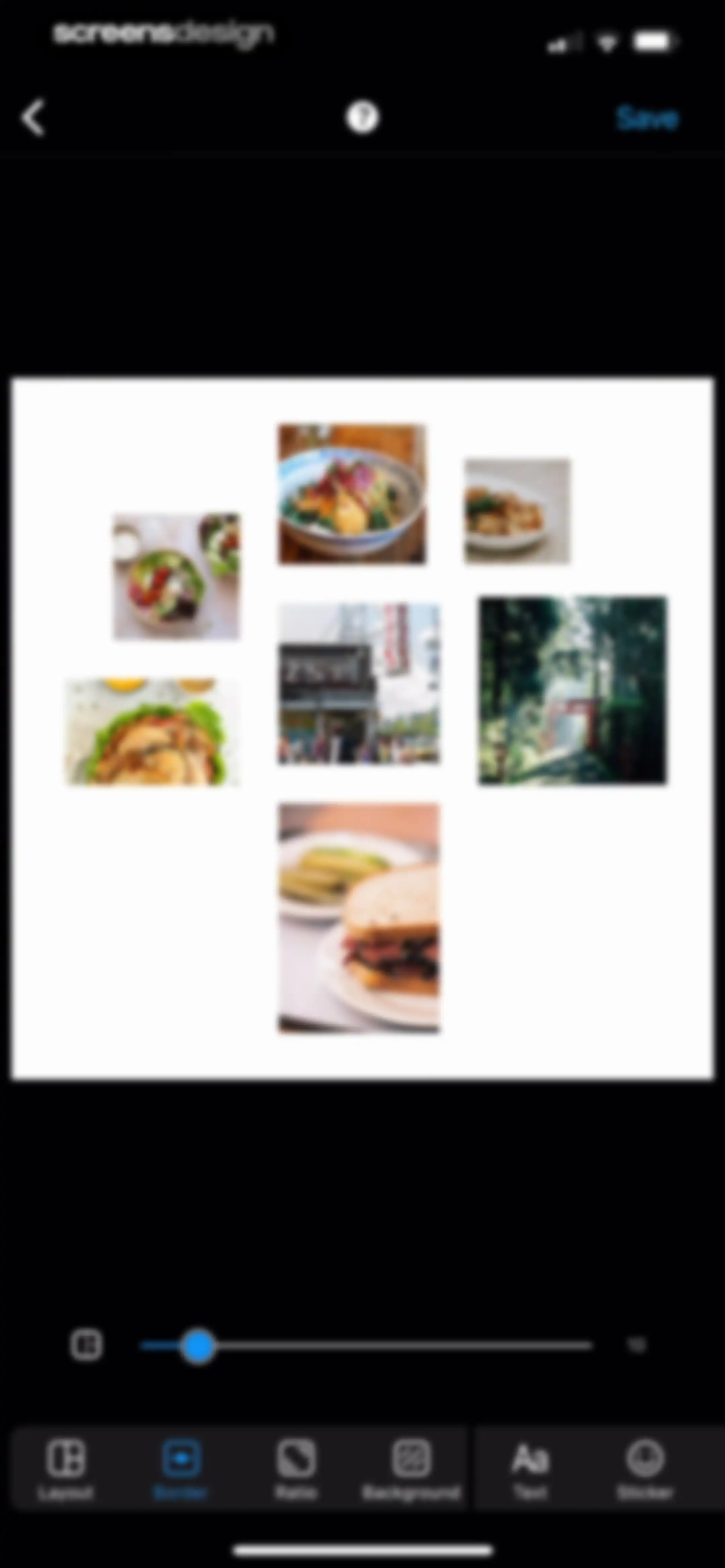 Layout for Instagram: Collage screen 58