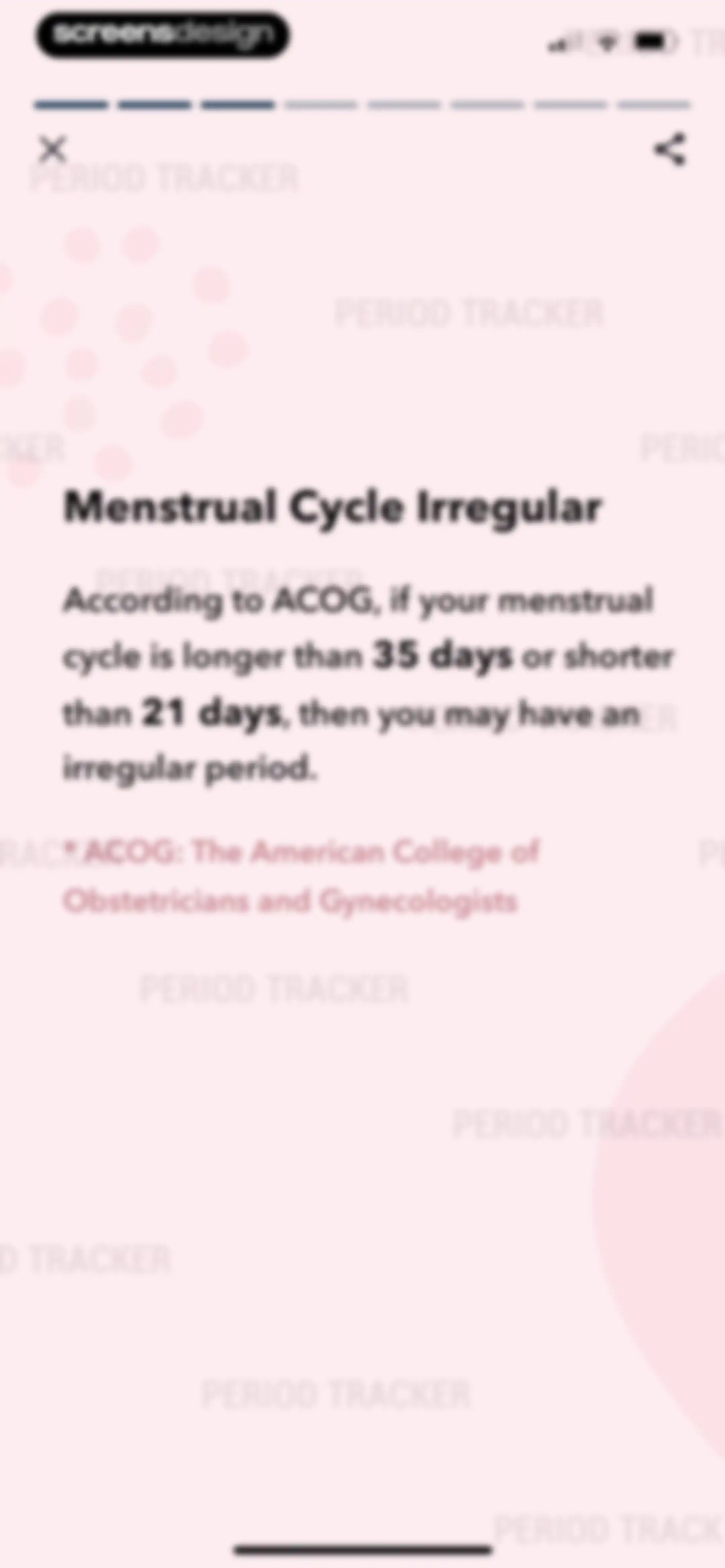 Period Tracker Period Calendar screen 45