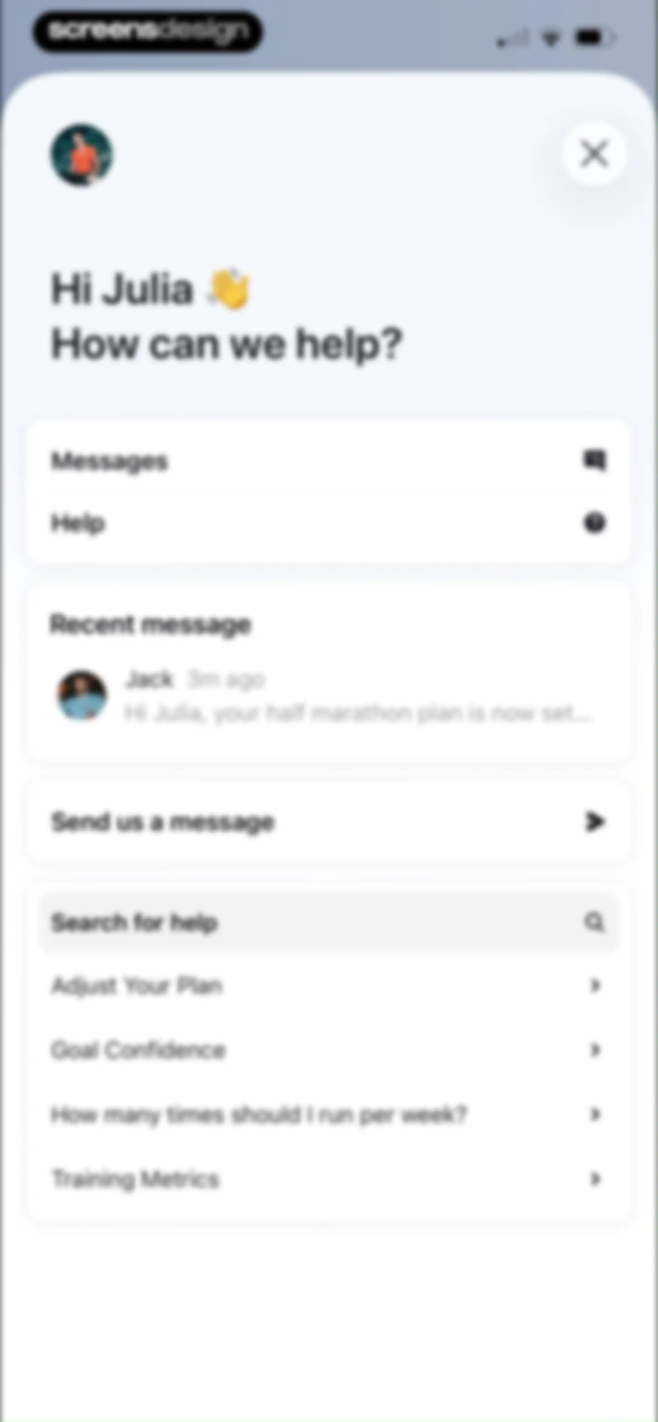 Coopah: The Run Coaching App screen 172