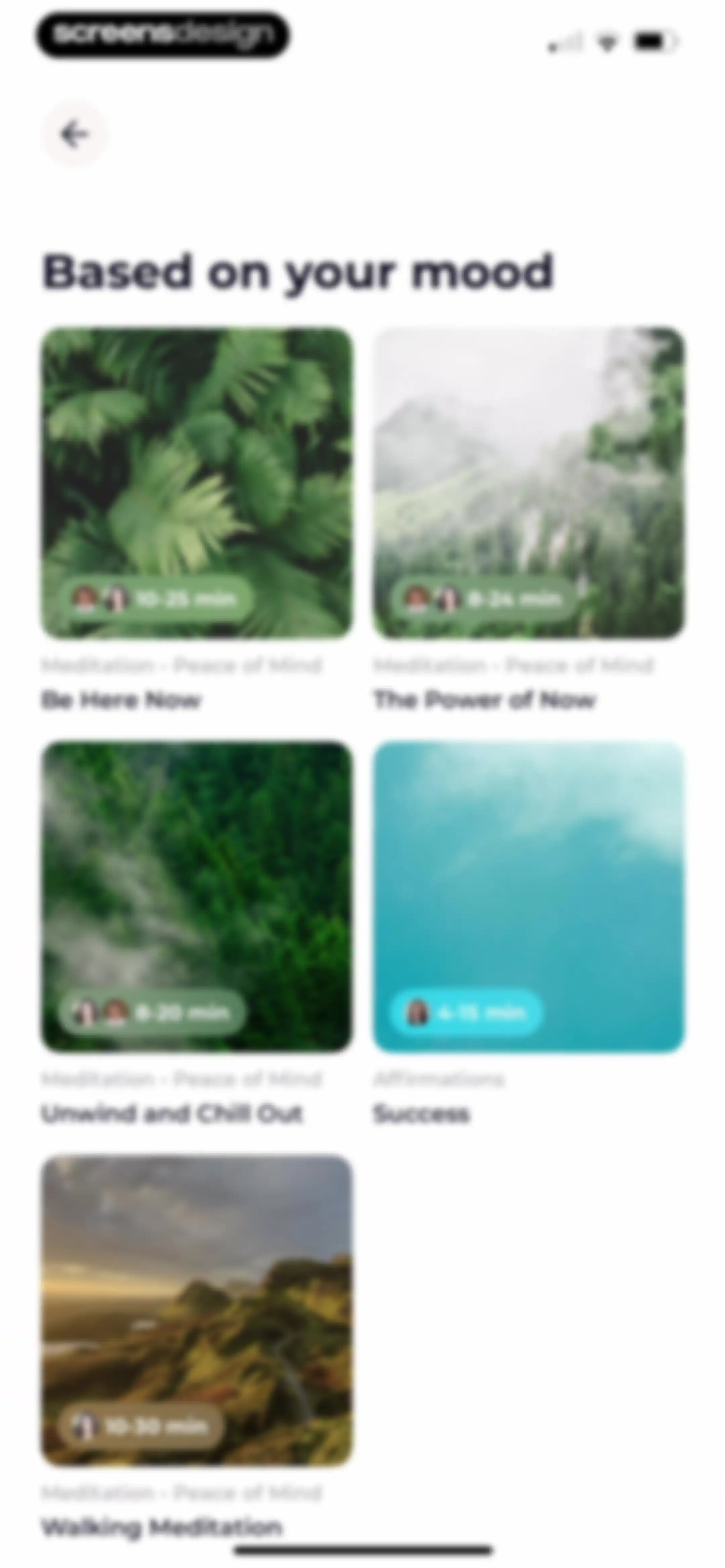 Meditation Moments - Guided screen 26