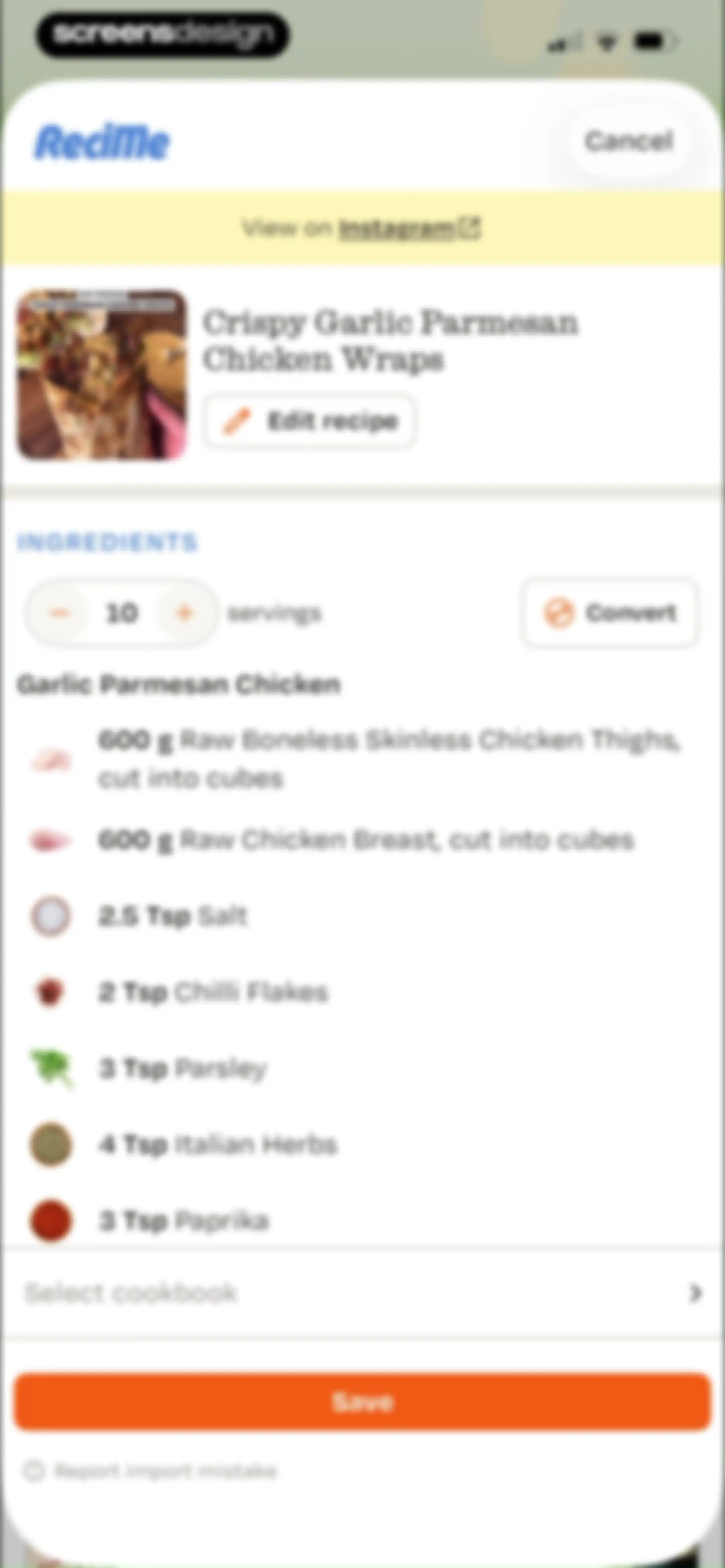 ReciMe: Recipes & Meal Planner screen 135