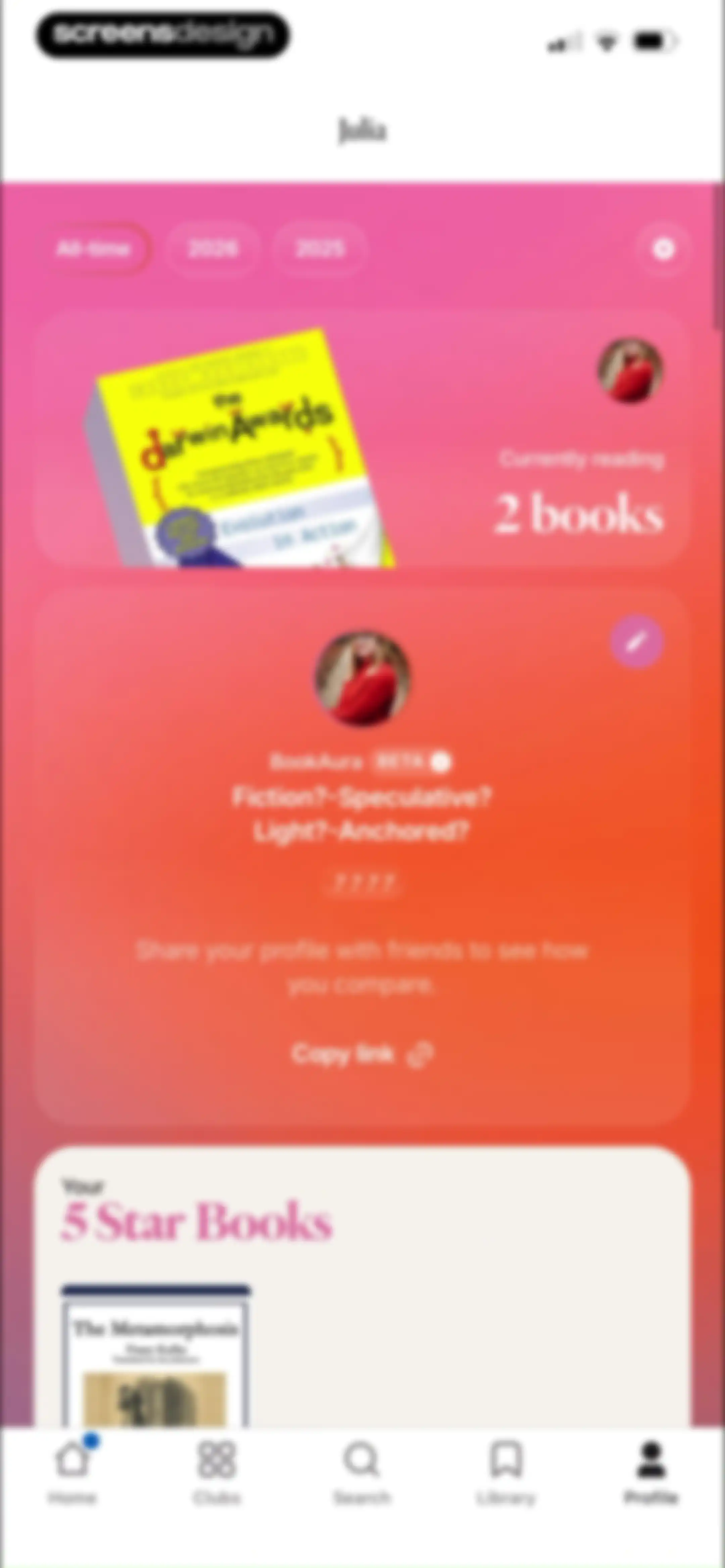 Fable: Track & Discuss Books screen 216