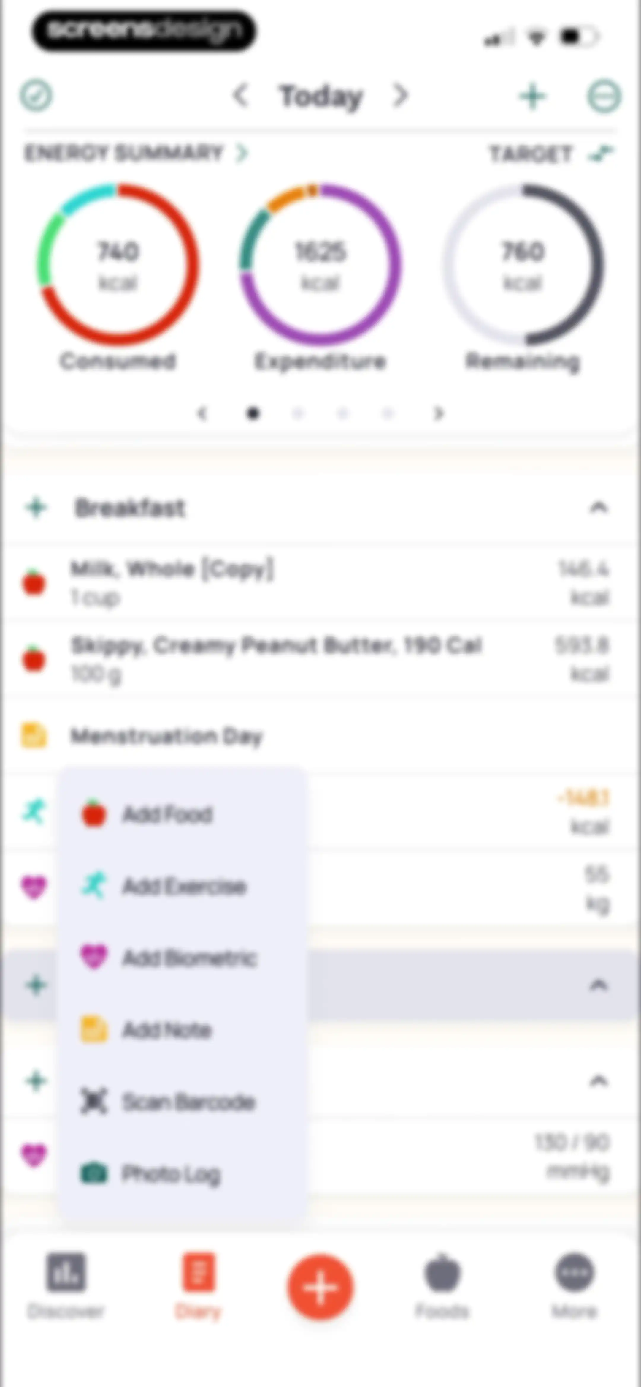 Cronometer: Calorie Counter screen 111