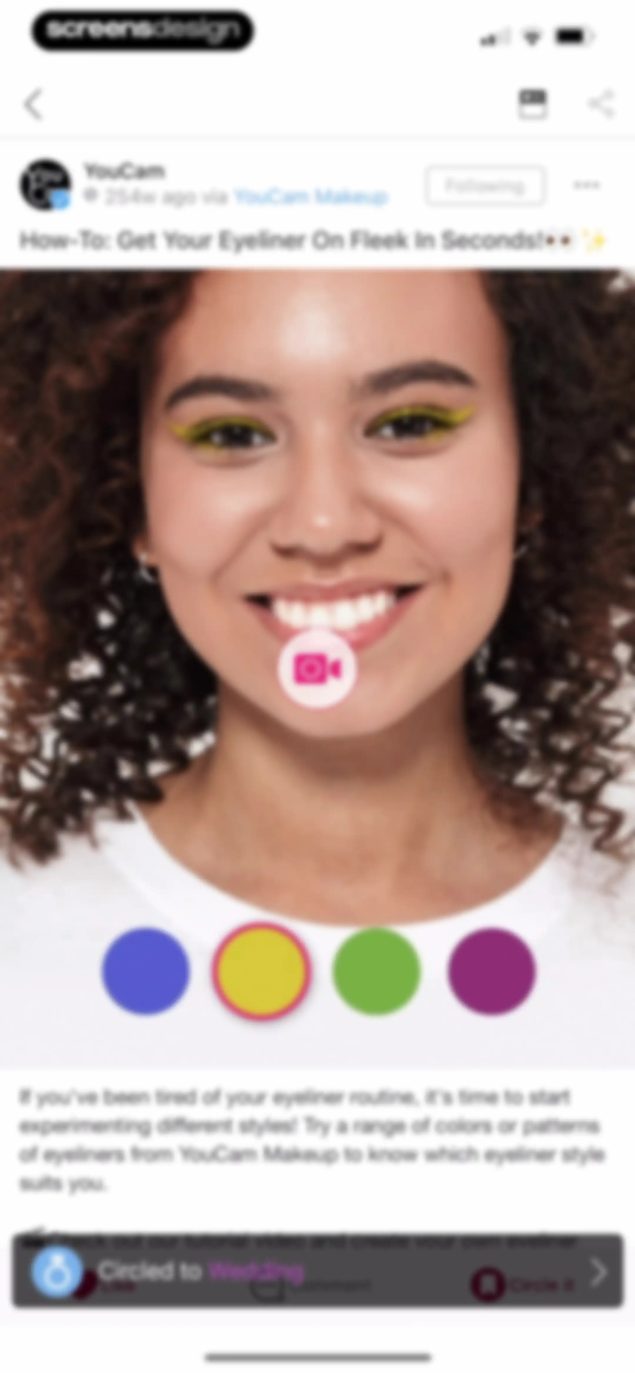 YouCam Makeup: Face Editor screen 70
