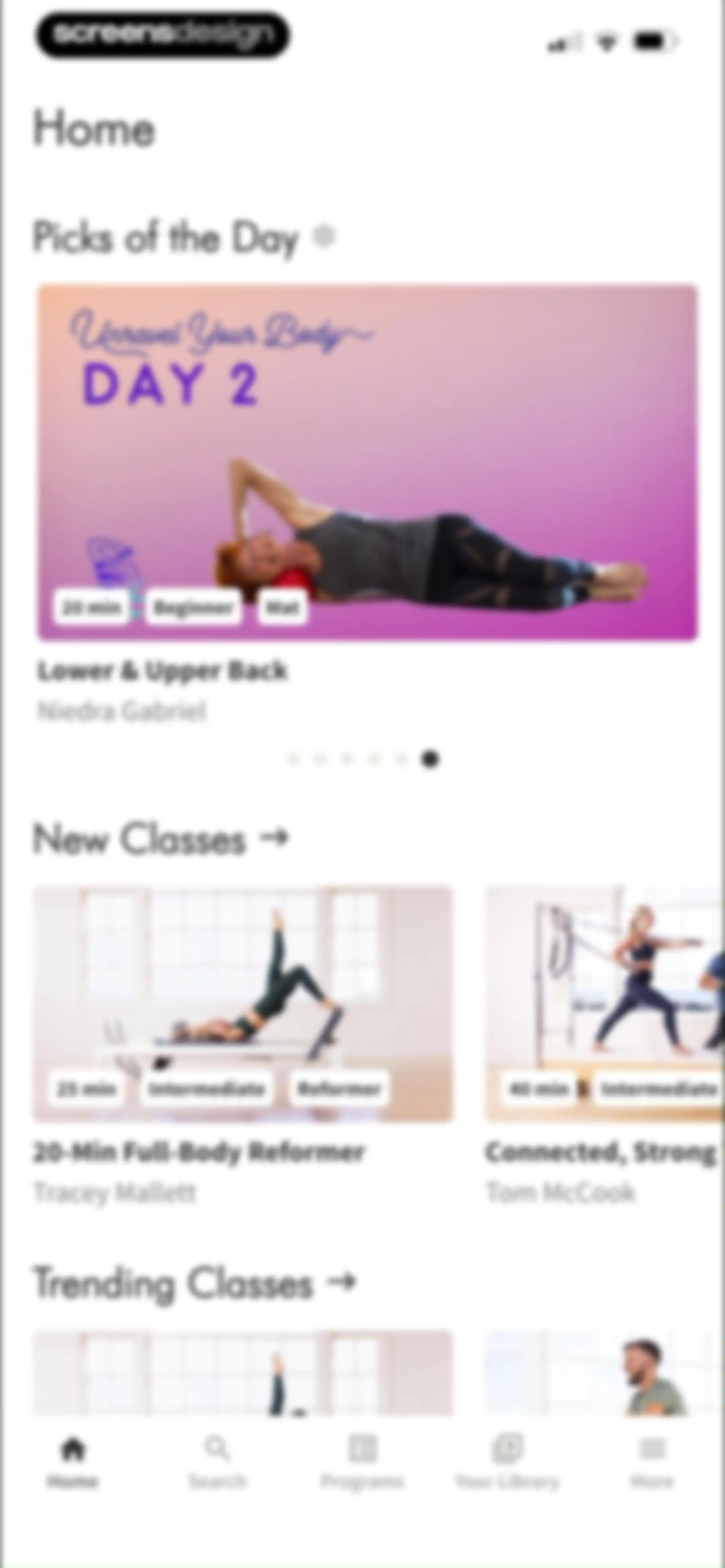 Pilates Anytime | Workouts screen 18