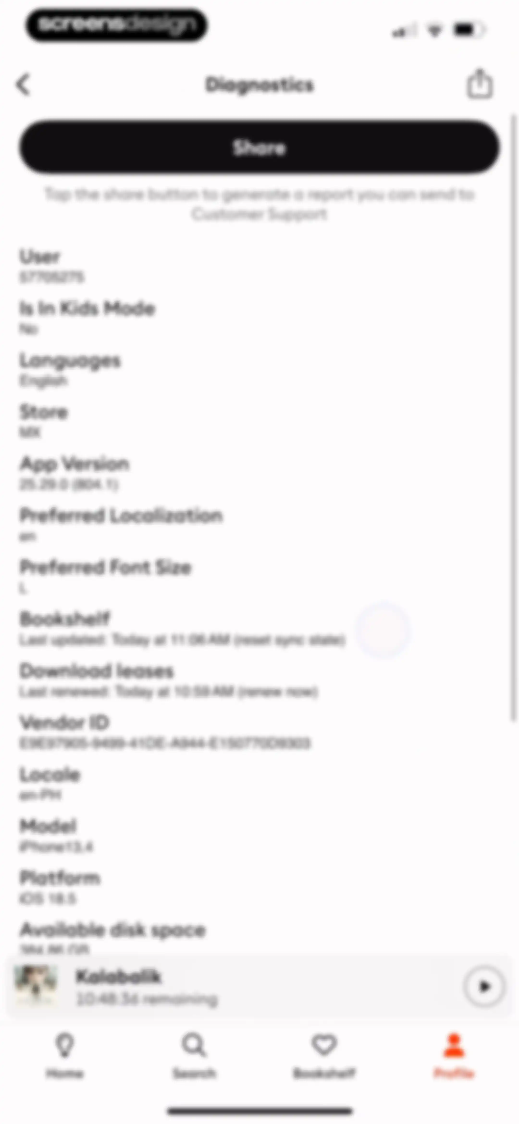 Storytel - Audiobooks Library screen 123