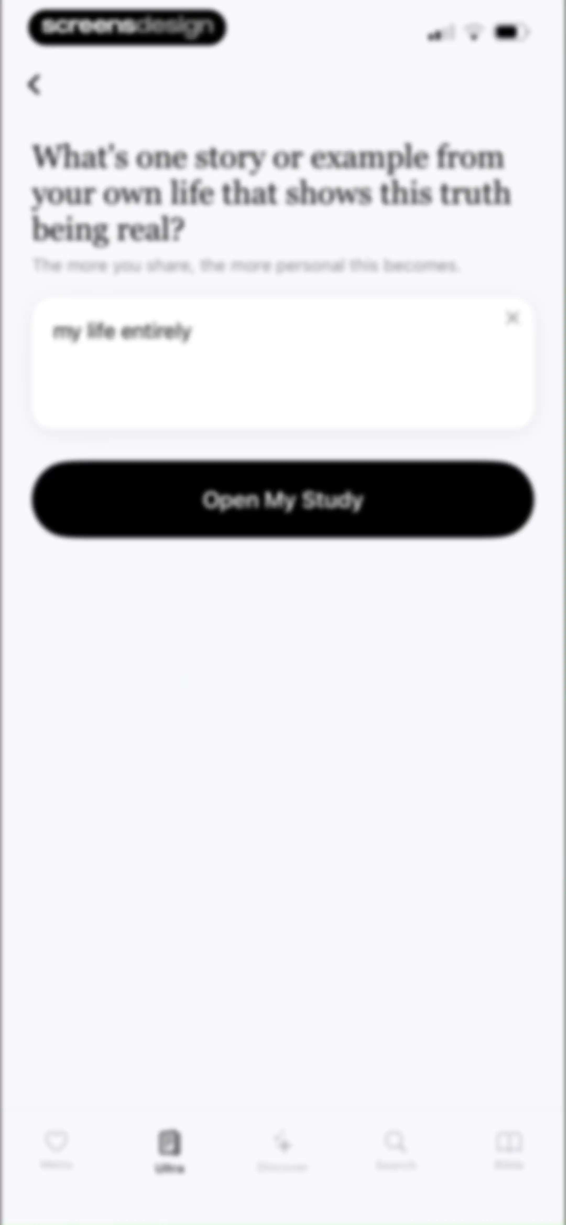 Bible Word Study screen 80