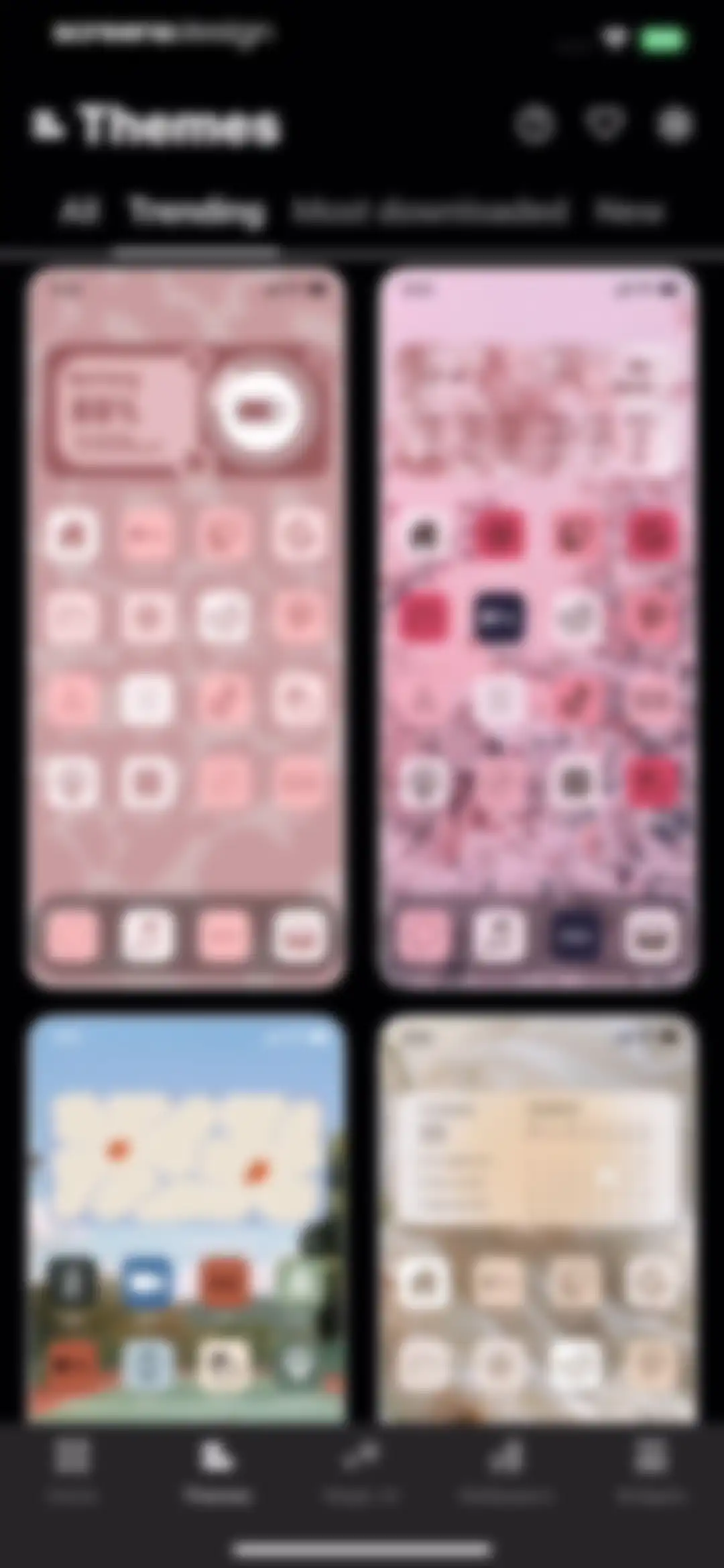 Aesthetic: App icons & Widgets screen 61