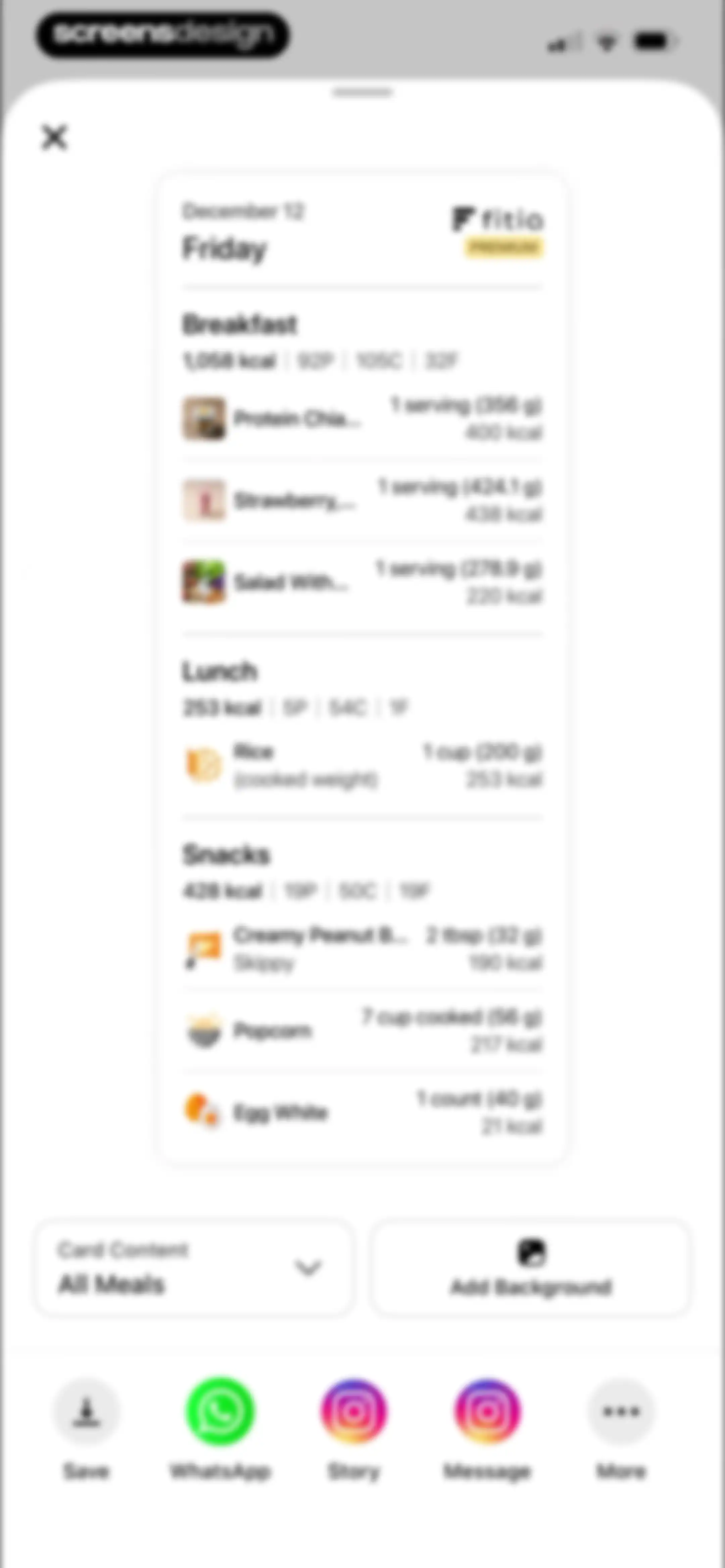 Fitia: Calorie Counter & Diet screen 167