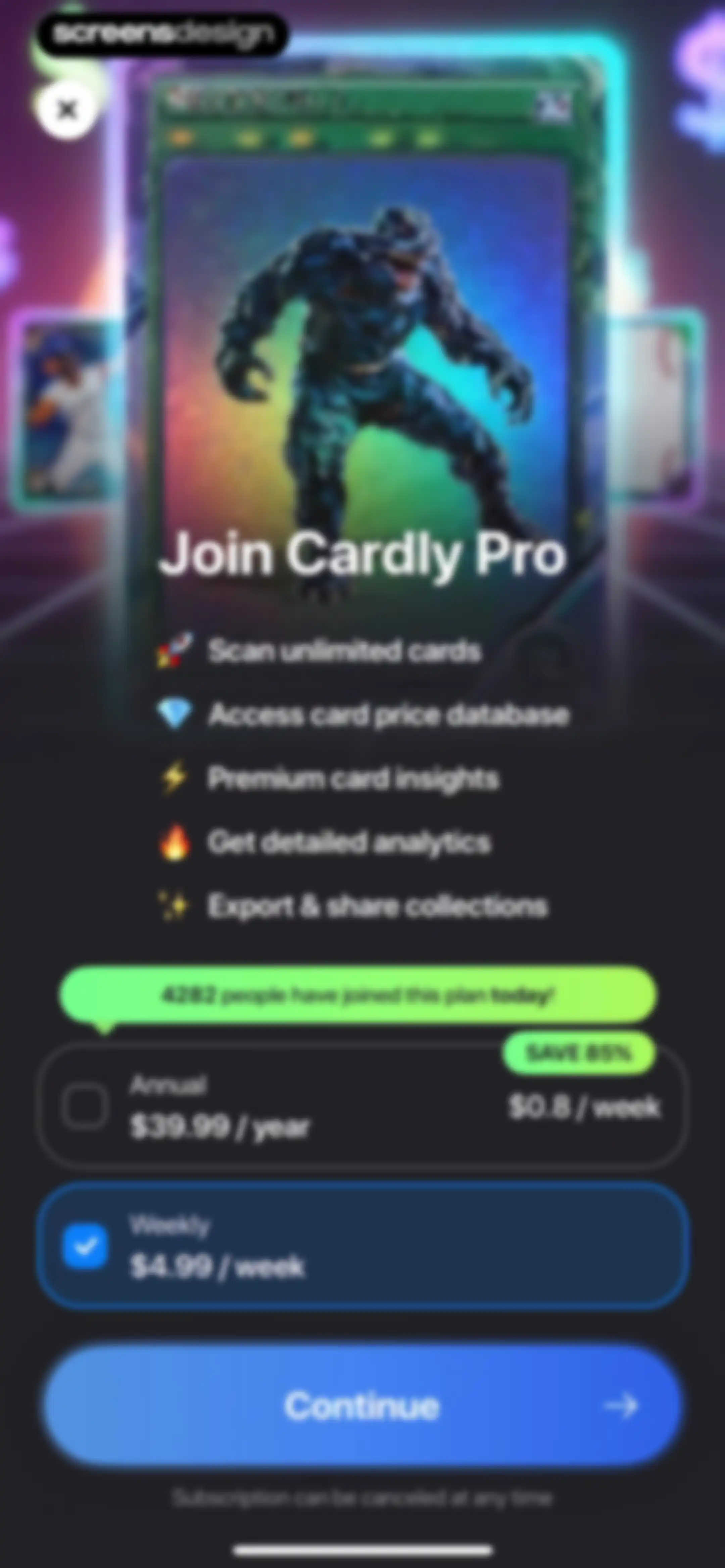 Cardly AI: Sports Card Scanner screen 18