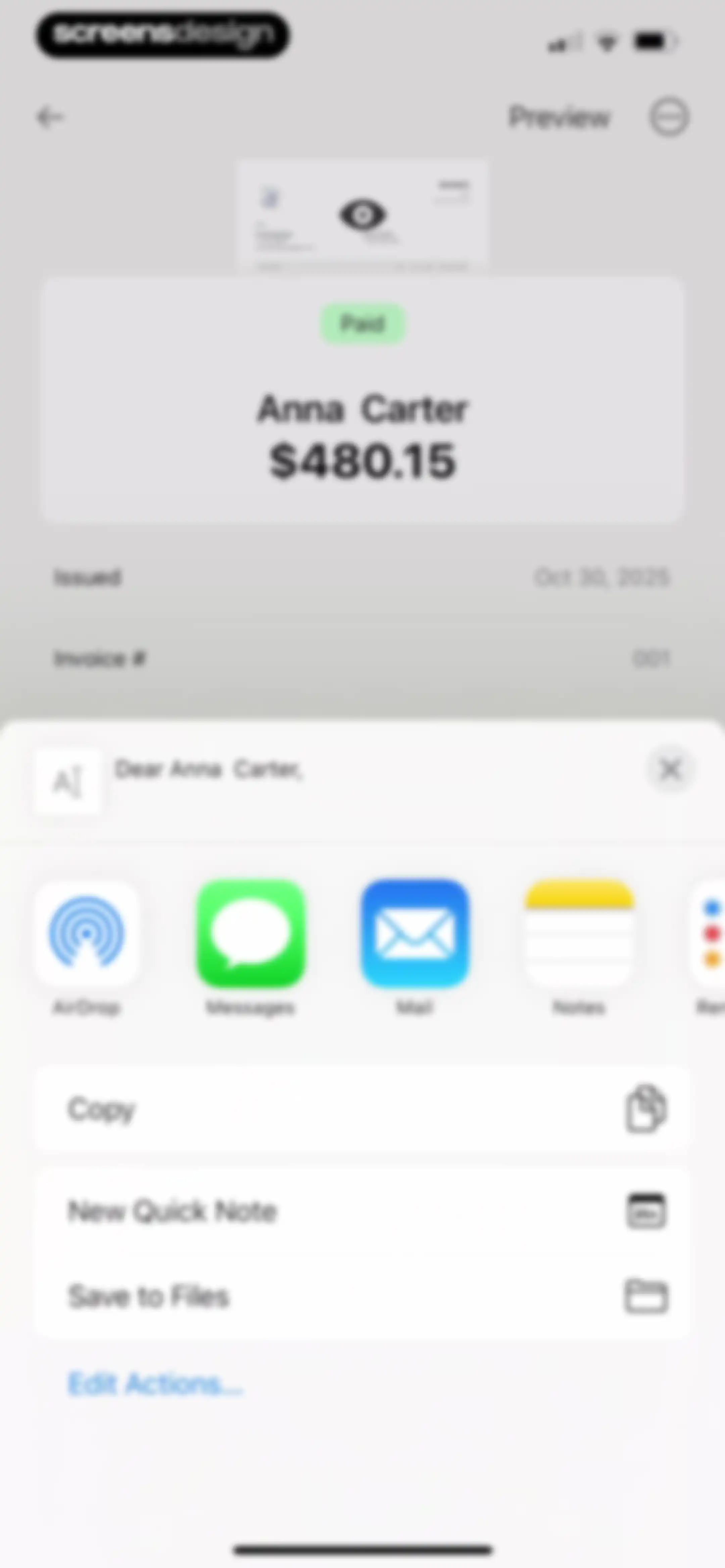Invoice Maker ▸ Estimate App screen 30
