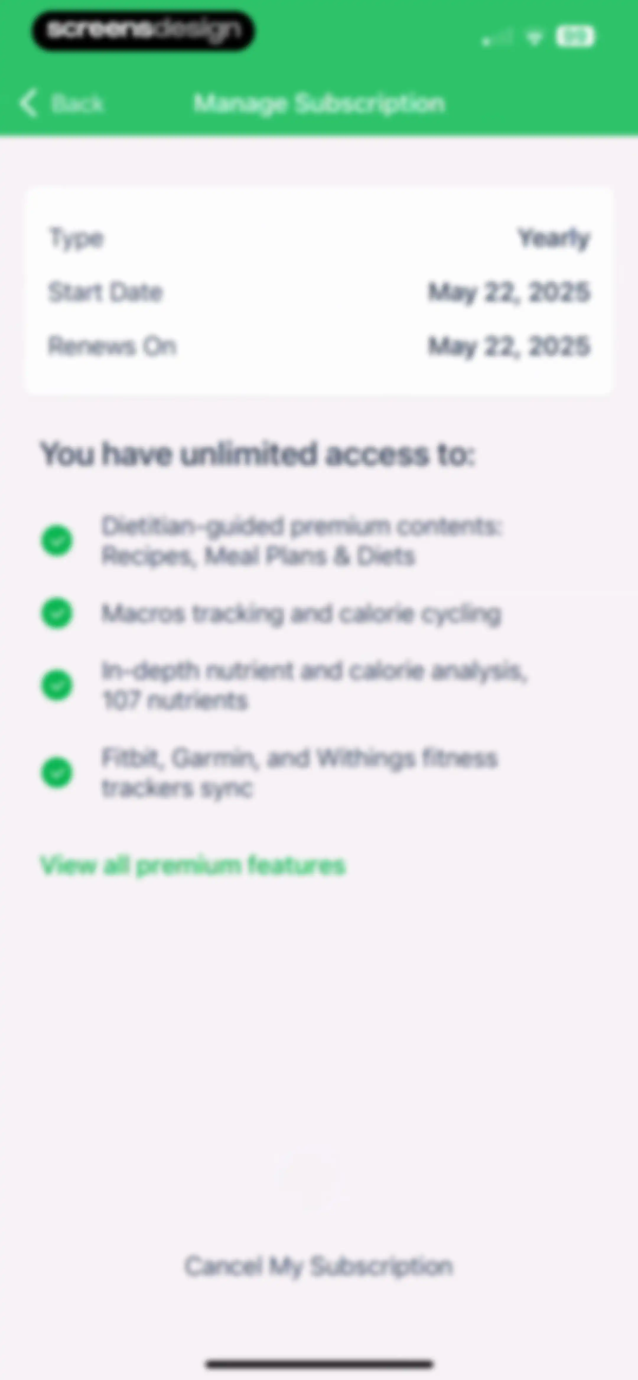 Calorie Counter - MyNetDiary screen 305