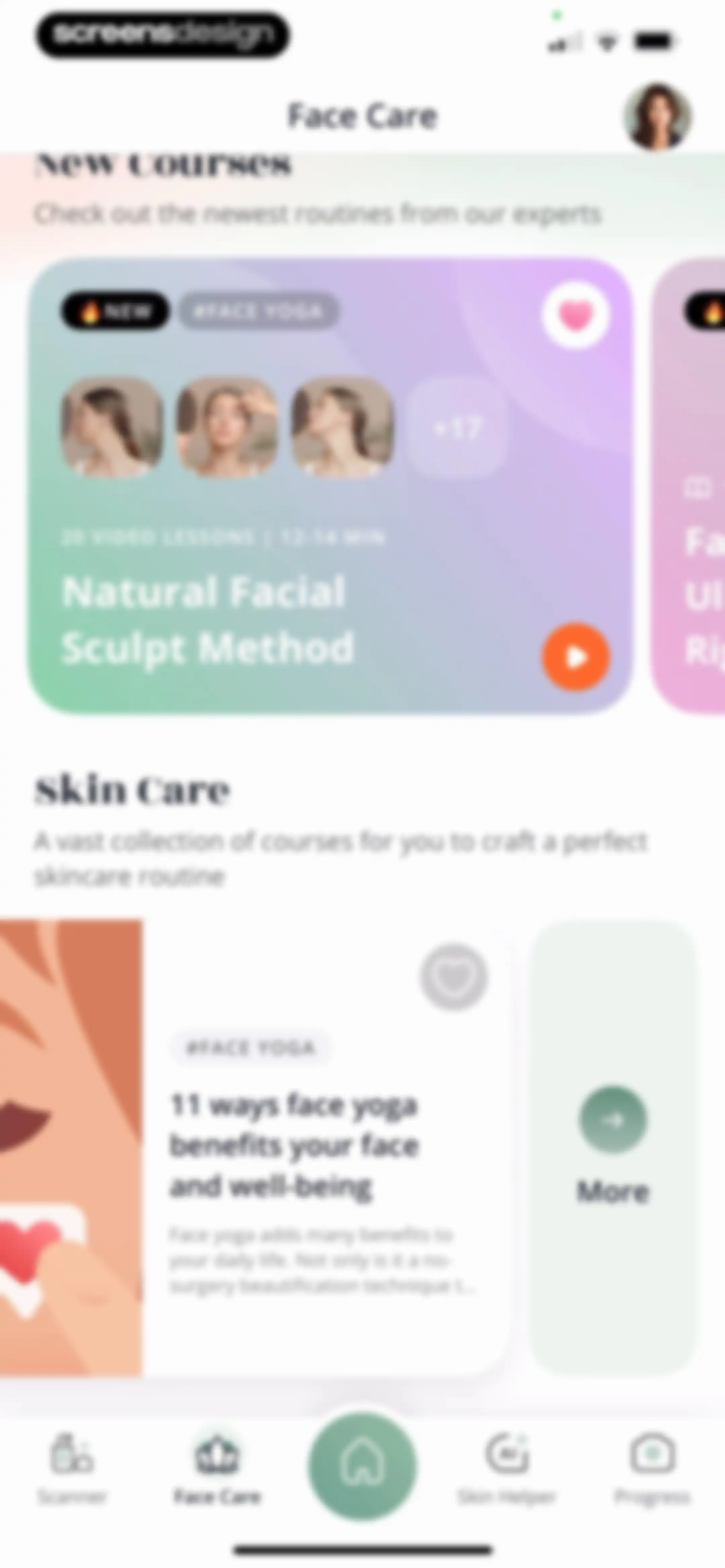 Luvly: Face Yoga Exercises screen 155