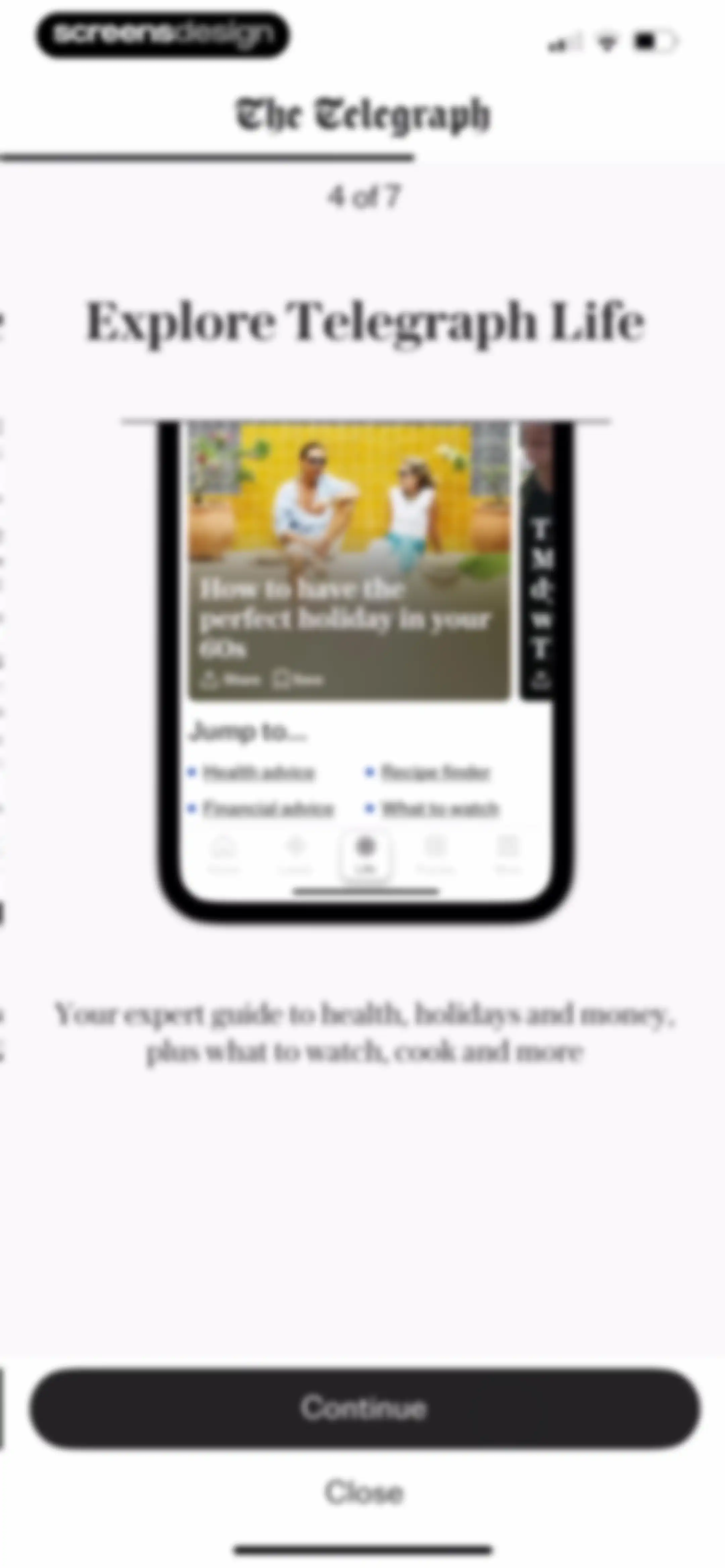 The Telegraph: UK & World News screen 10